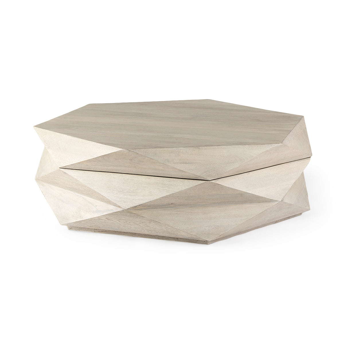 Arreto Storage Coffee Table- White