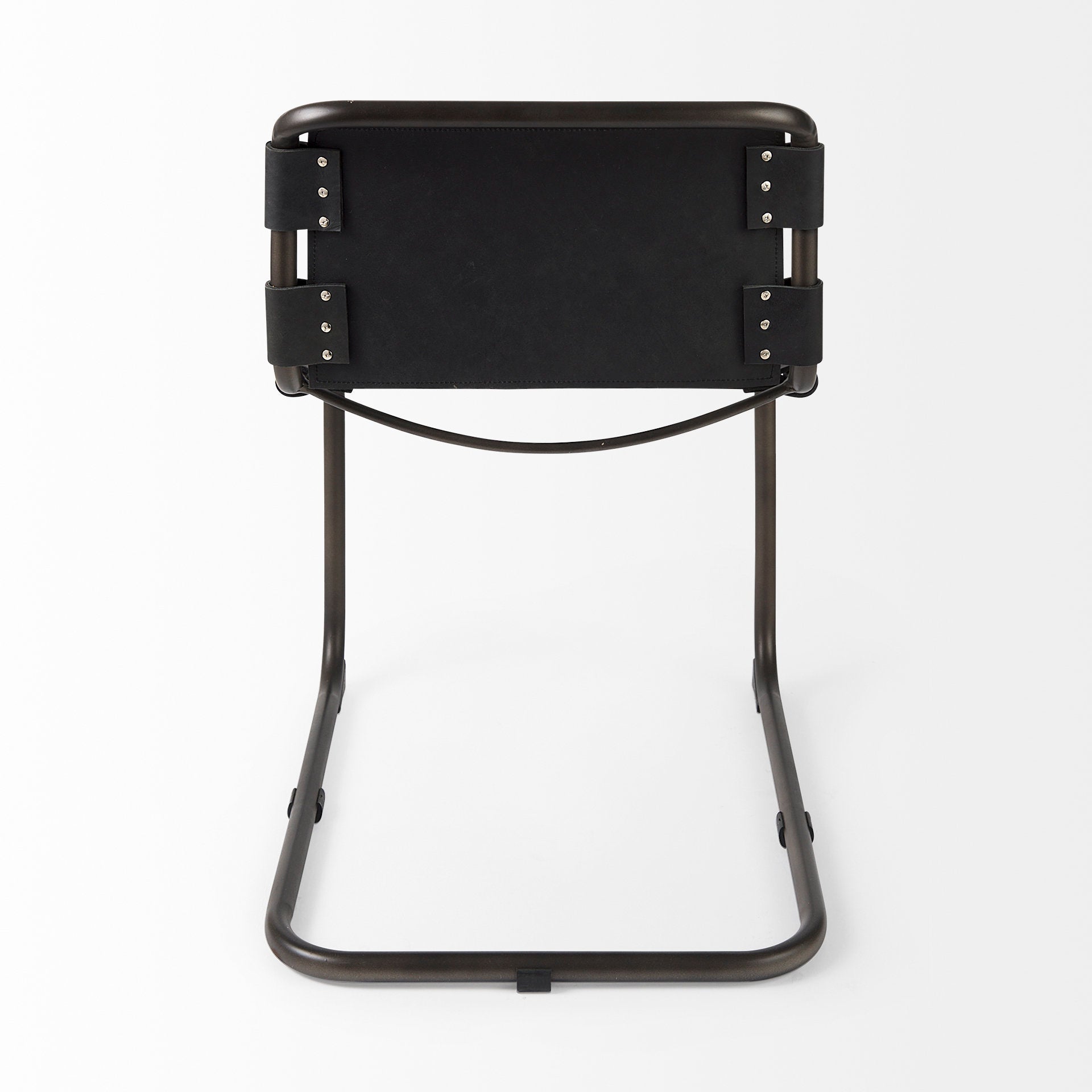 Berbick Dining Chair- Black Leather