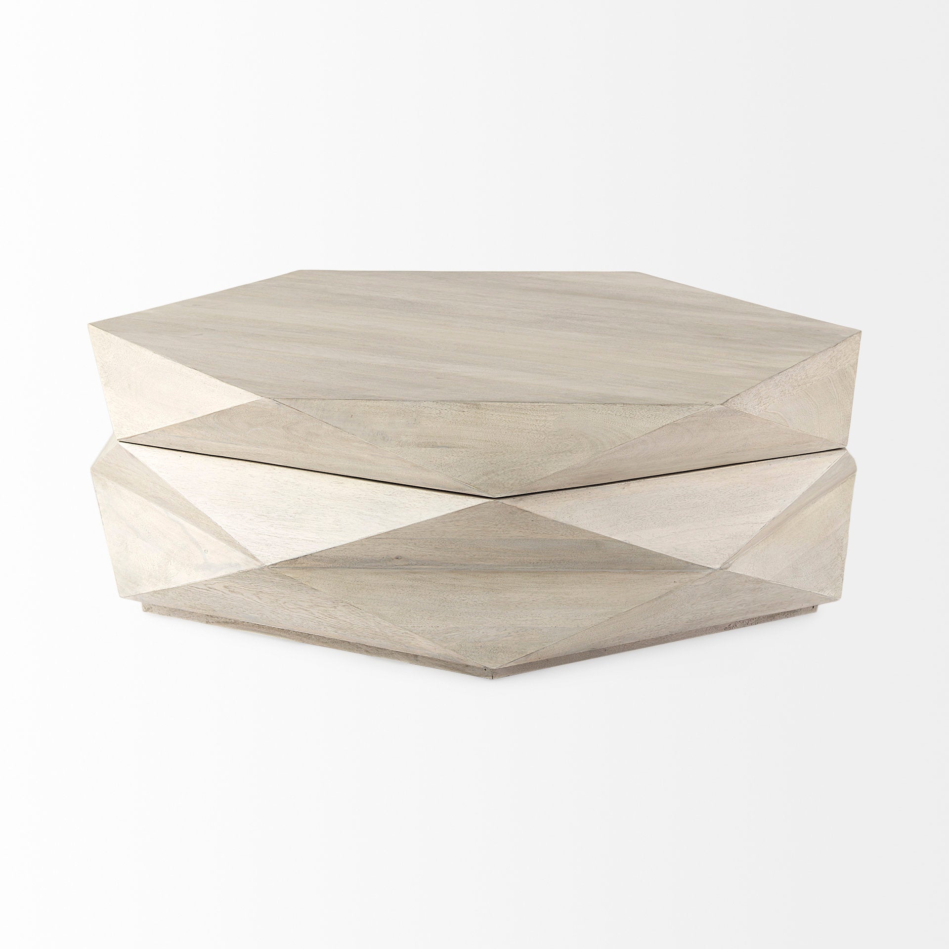 Arreto Storage Coffee Table- White