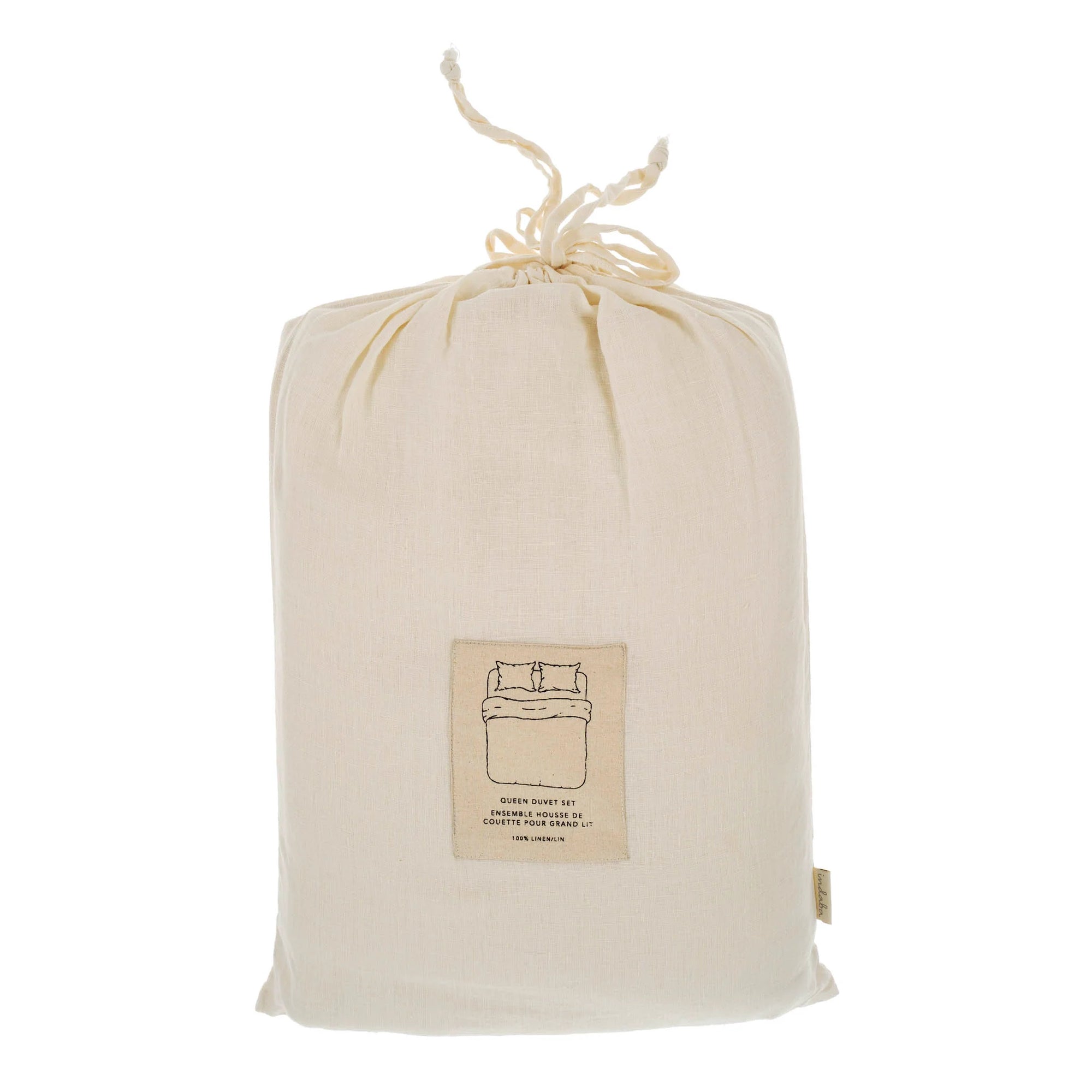 Reverie Linen Duvet Set Ivory (Special Order)