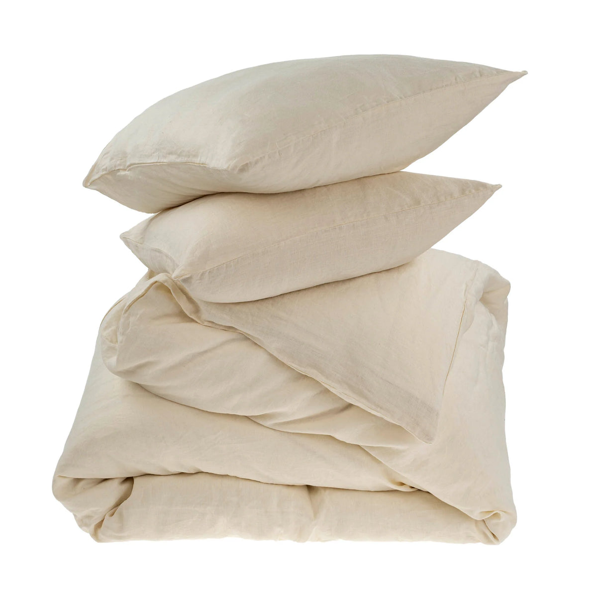 Reverie Linen Duvet Set Ivory (Special Order)