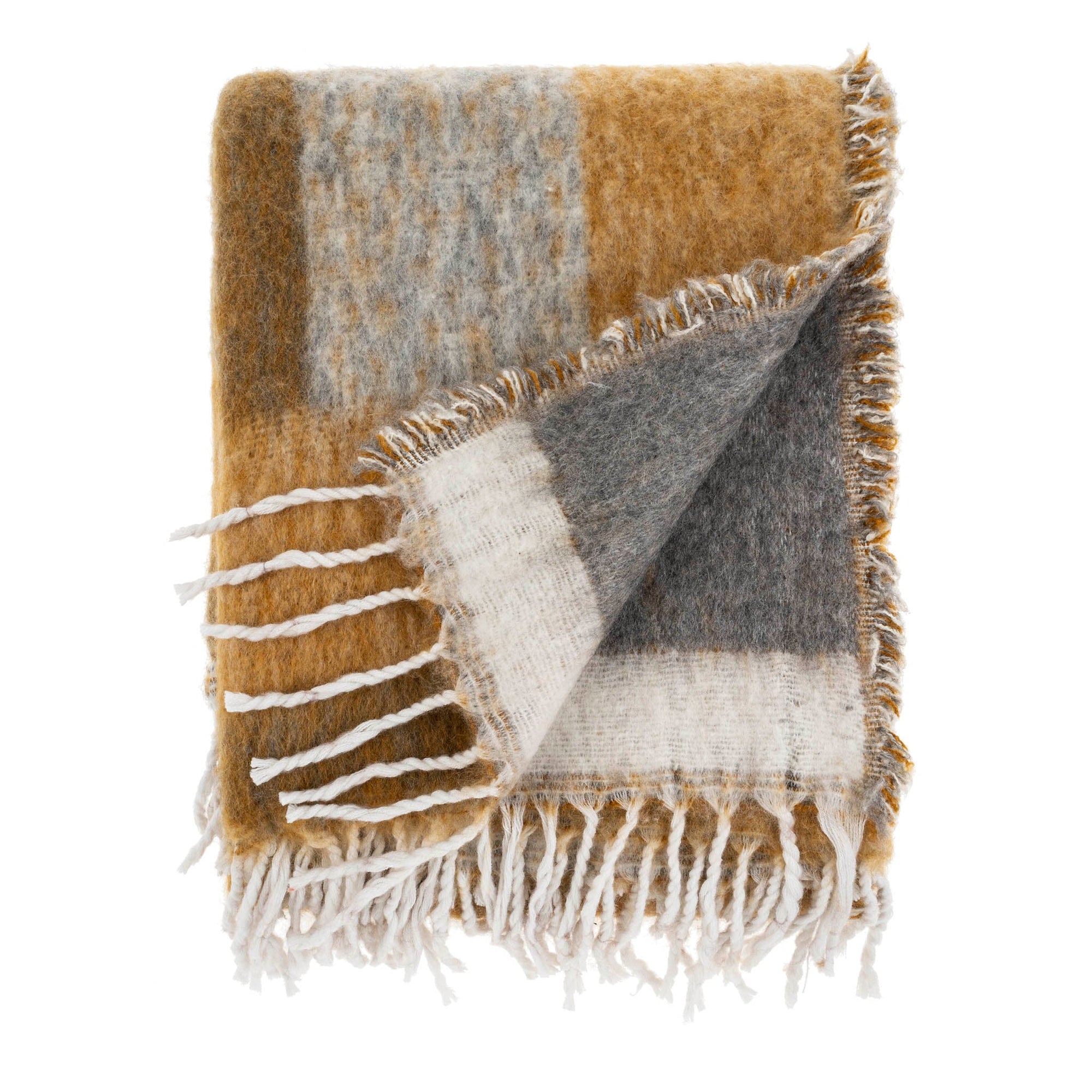 Indaba- Geo Jacquard Throw, Amber