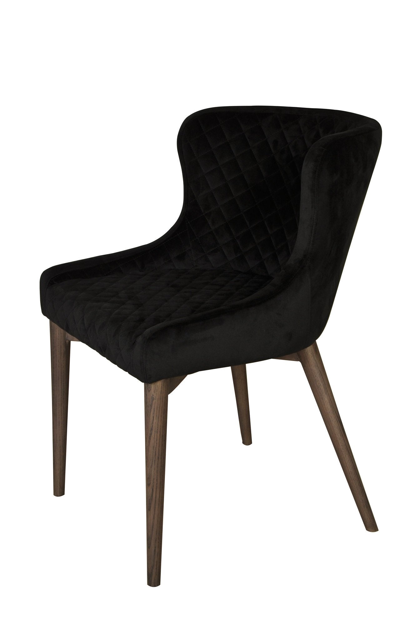 Mila Dining Chair - Black Velvet