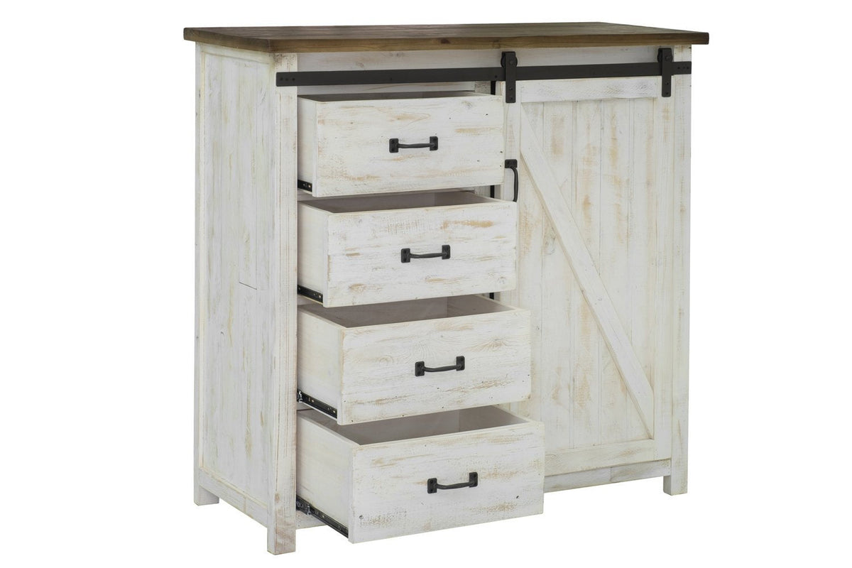 Provence 4 Drawer Chest With 1 Door