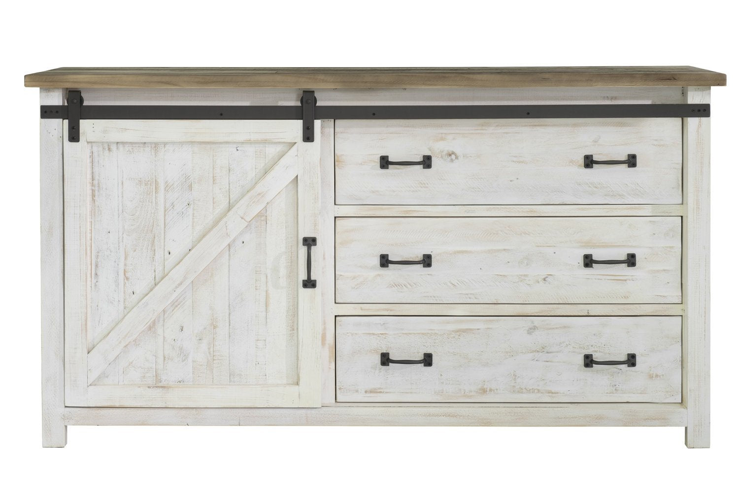 Provence 3 Drawer Dresser With 1 Door