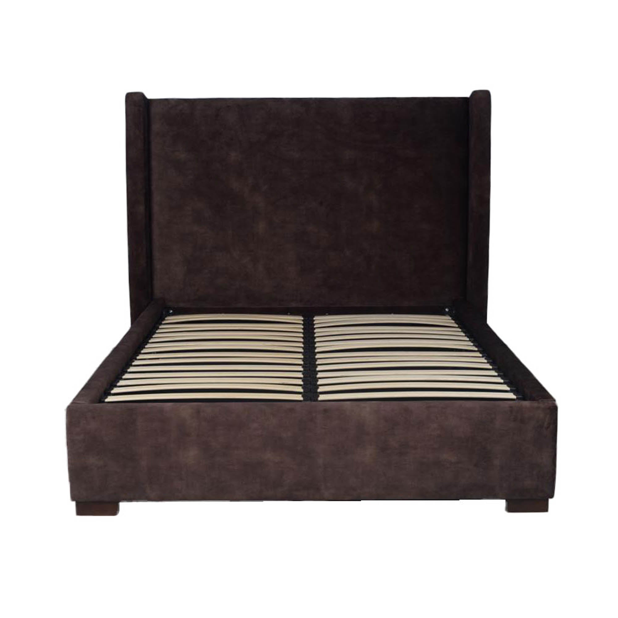 Cora Storage Queen Bed - Velvet Brown