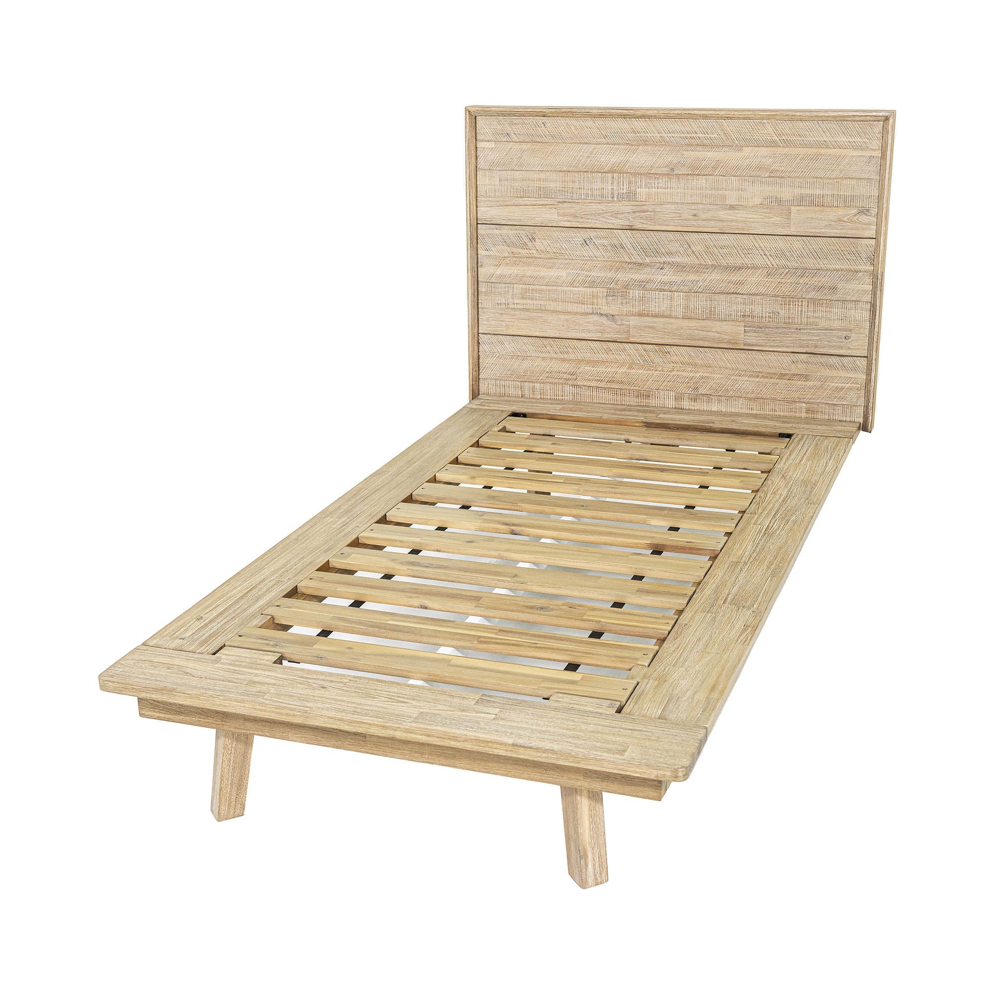 Gia Single Bed - Light Driftwood