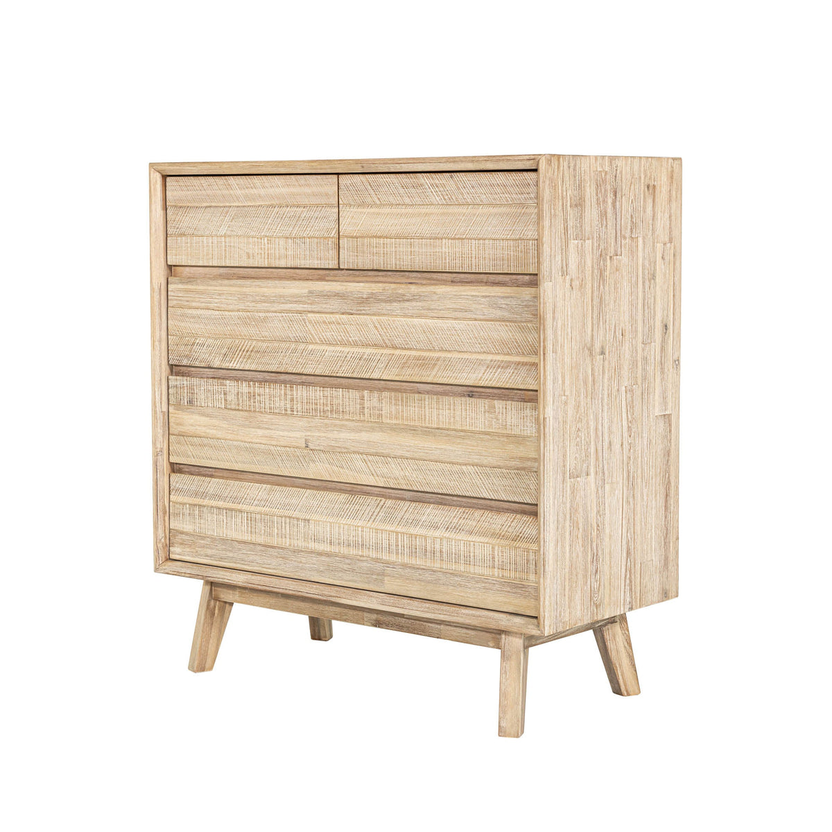 Gia 5 Drawer Chest - Light Driftwood