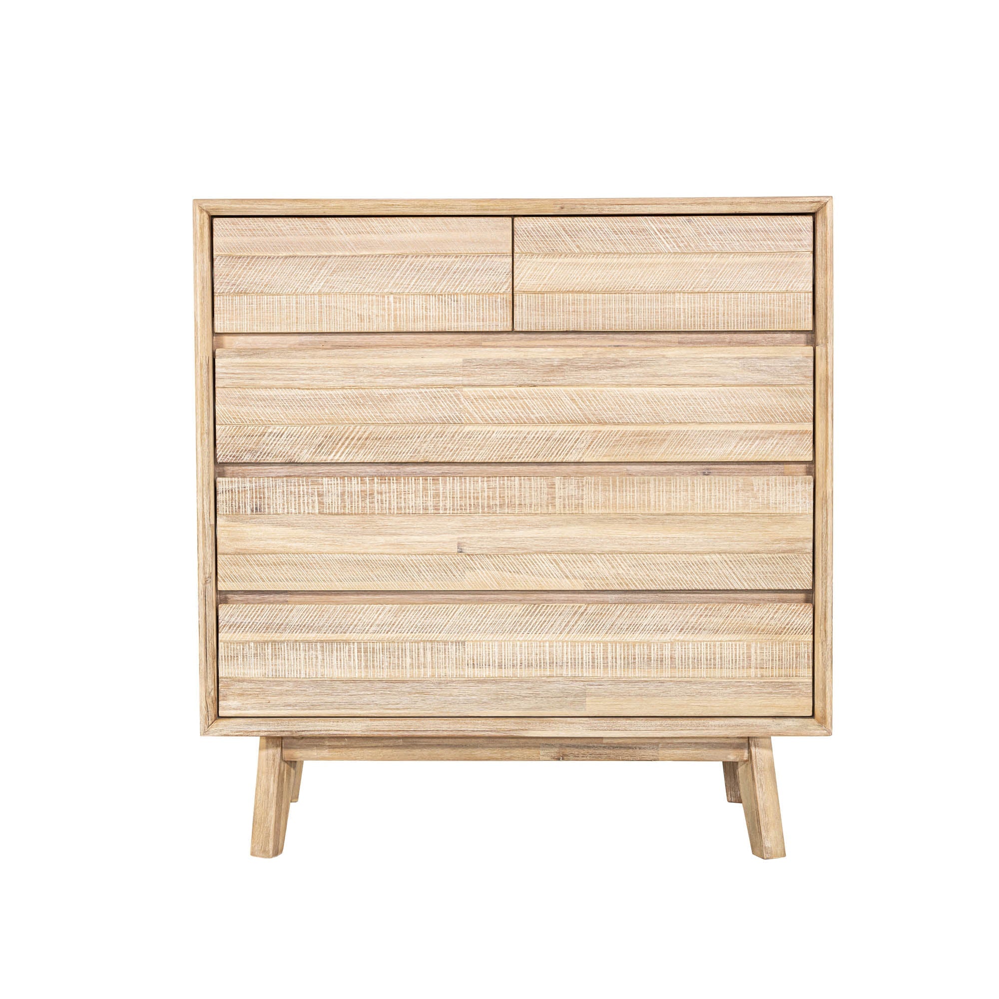 Gia 5 Drawer Chest - Light Driftwood