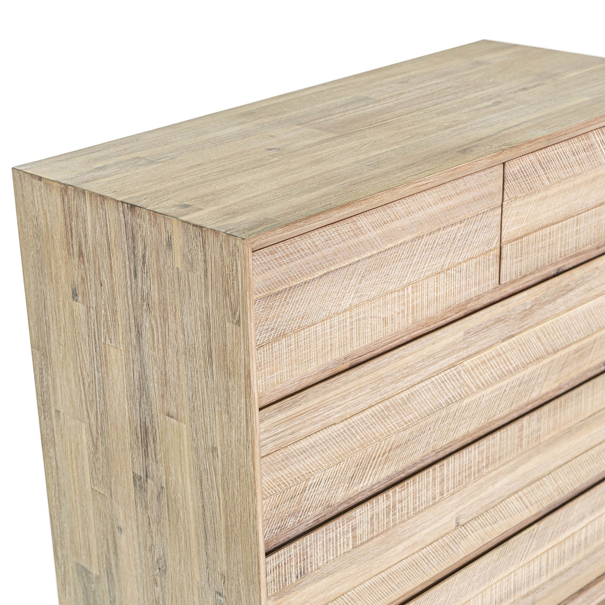 Gia 5 Drawer Chest - Light Driftwood