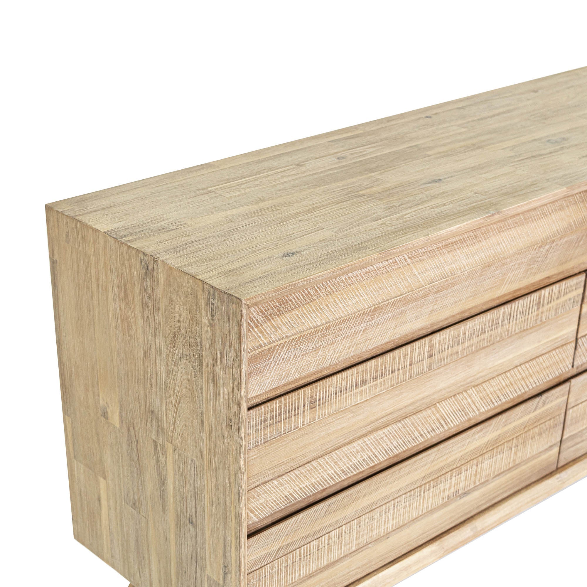 Gia 6 Drawer Dresser - Light Driftwood