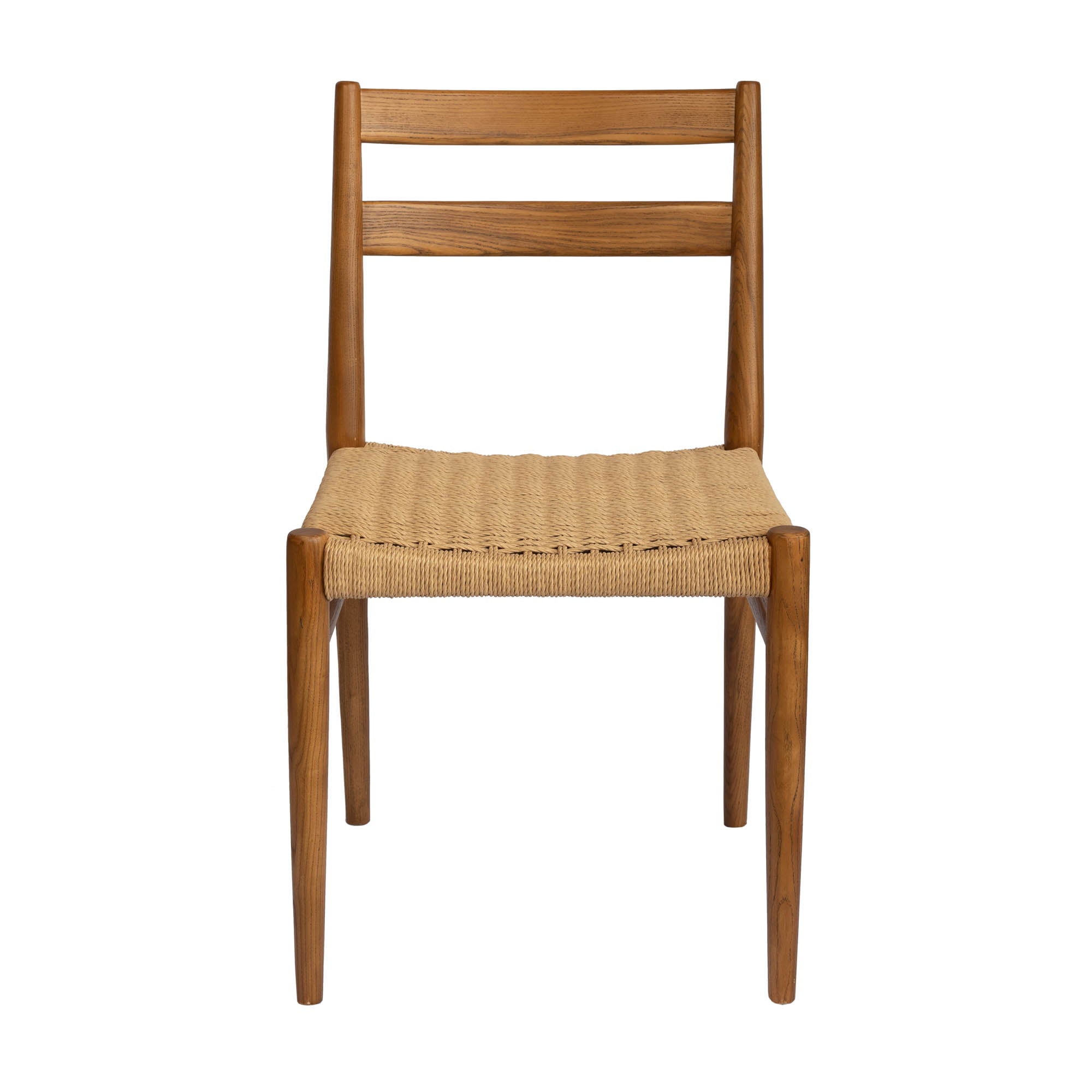 Jakarta Dining Chair - Walnut/Natural Woven Seat