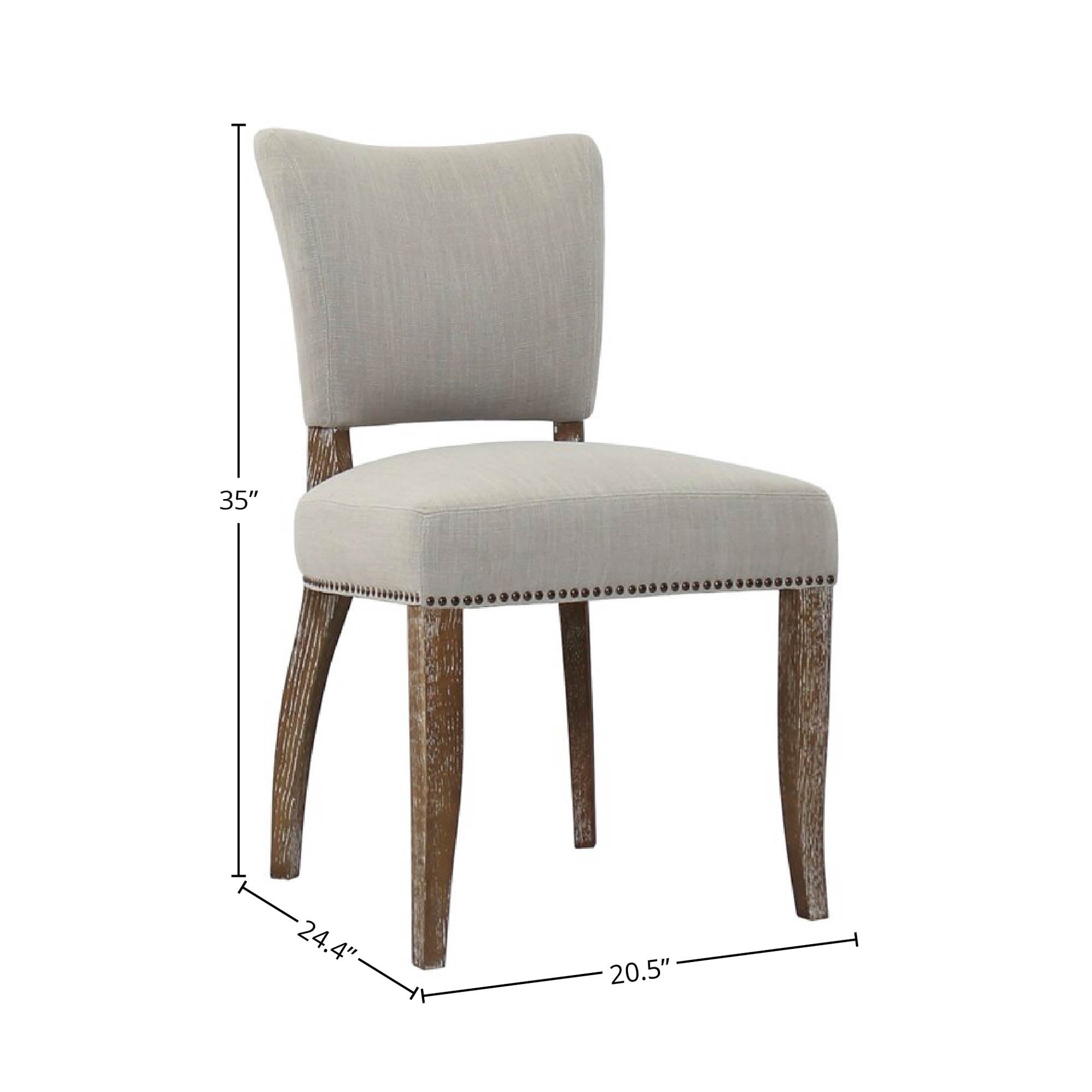 Luther Dining Chair - Oyster