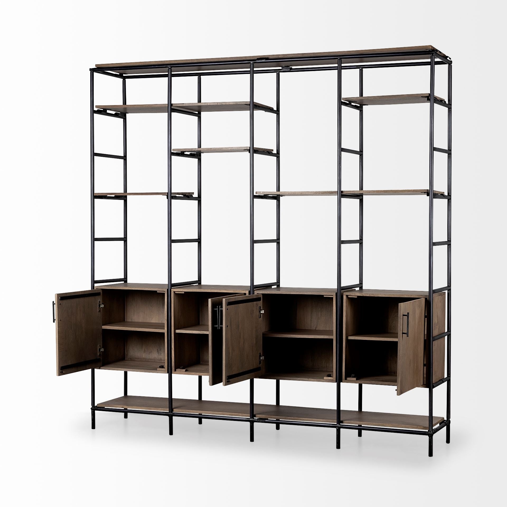 Darius Industrial Bookcase