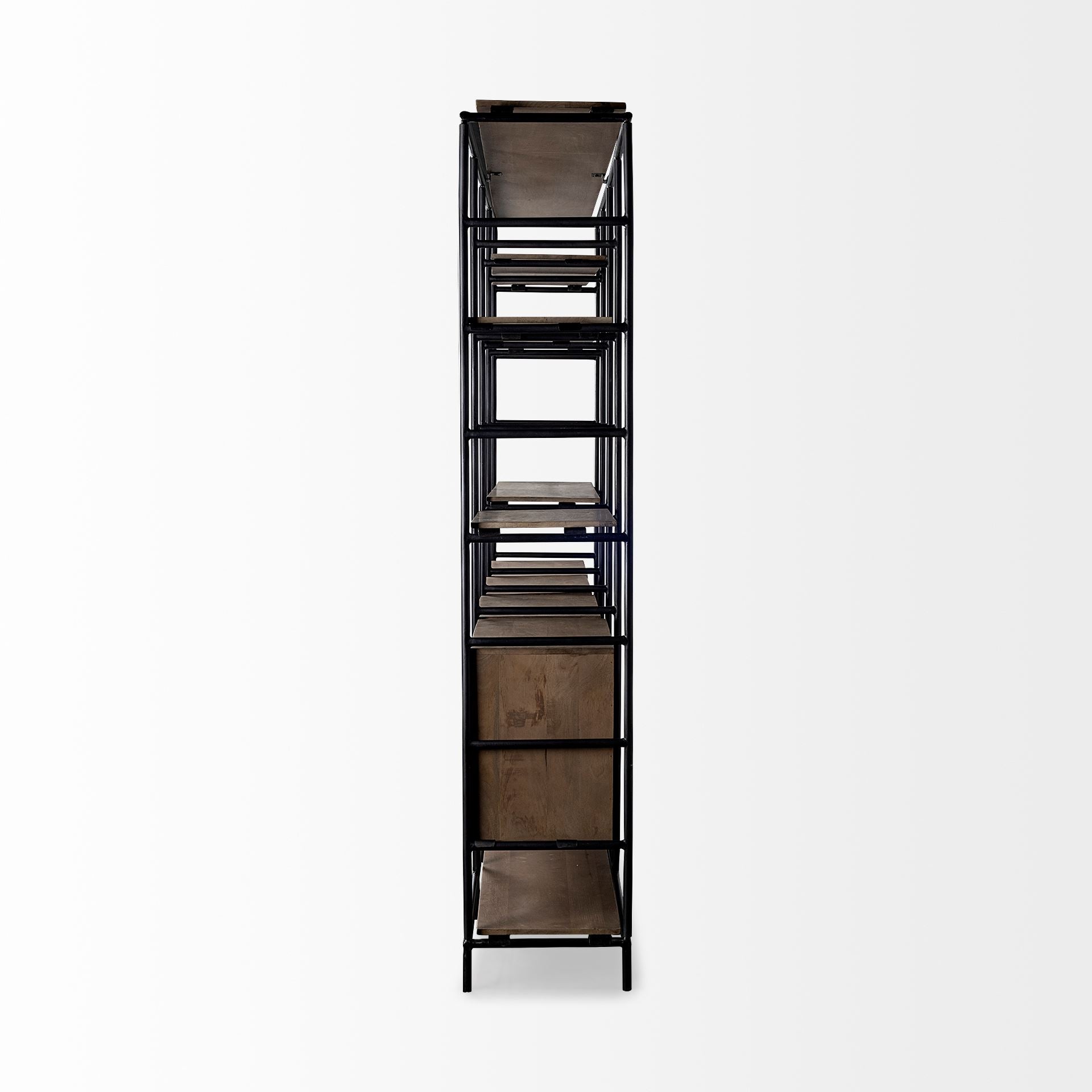 Darius Industrial Bookcase