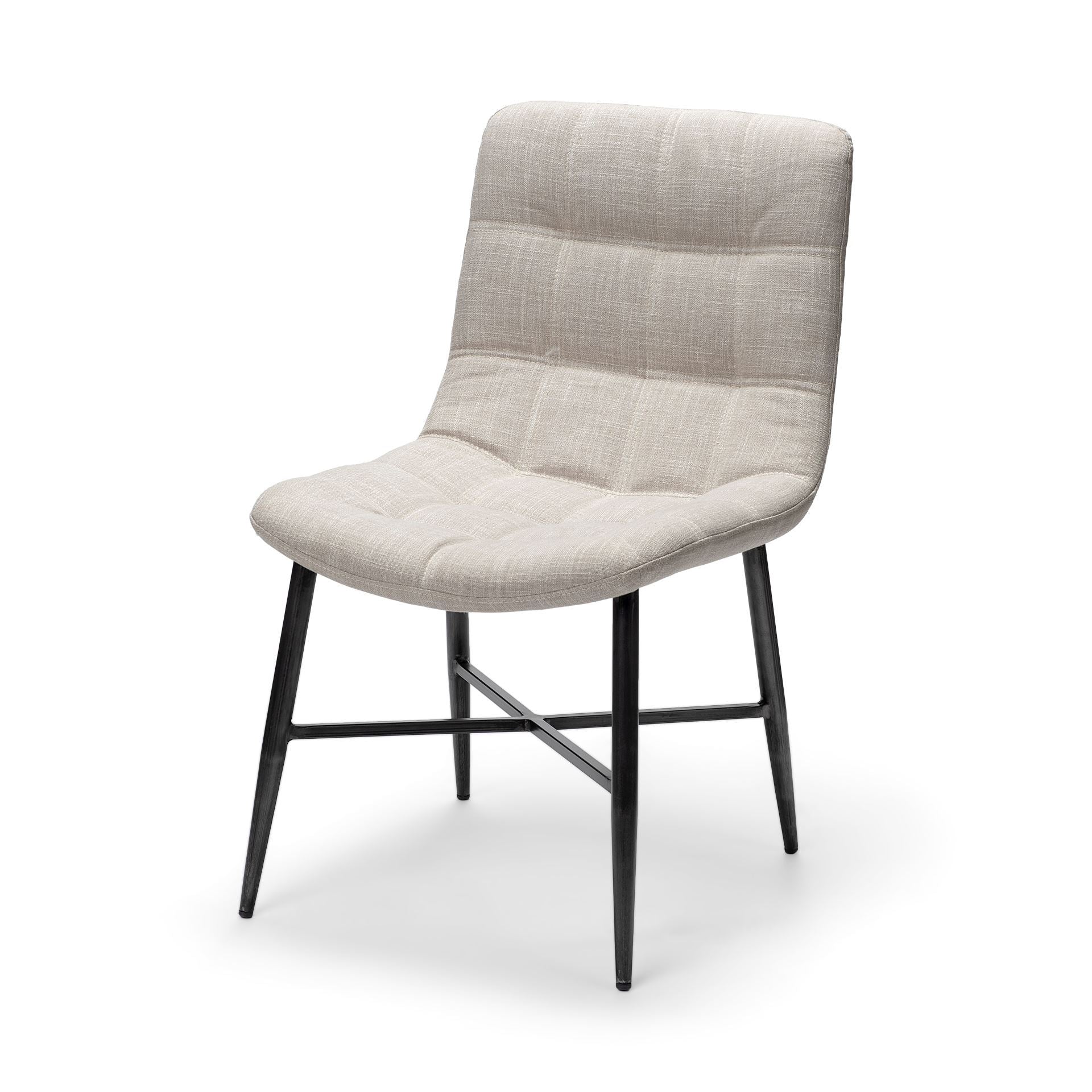 Barrow Dining Chair | Beige Linen