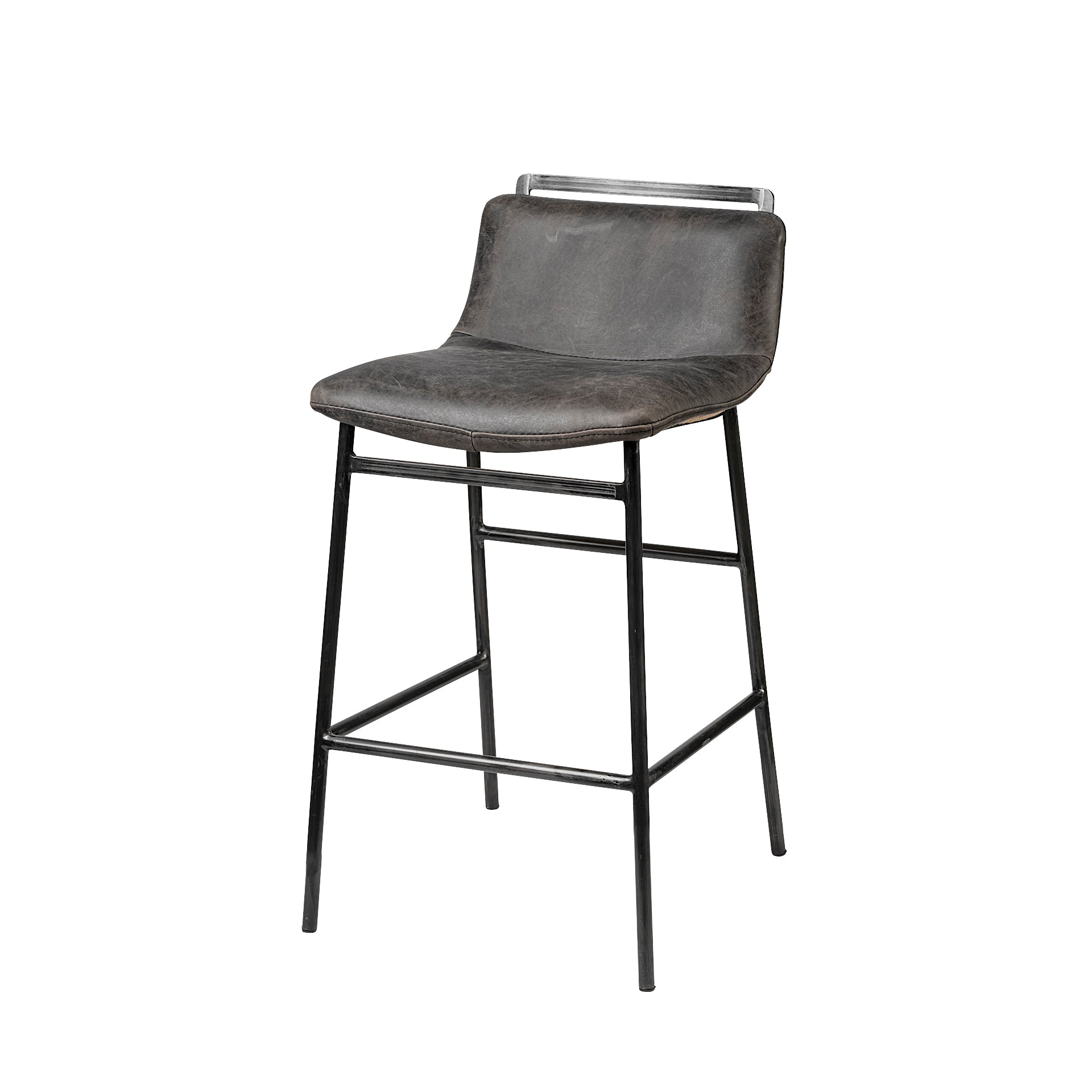 Kavalan Counter Stool- Leather Seat