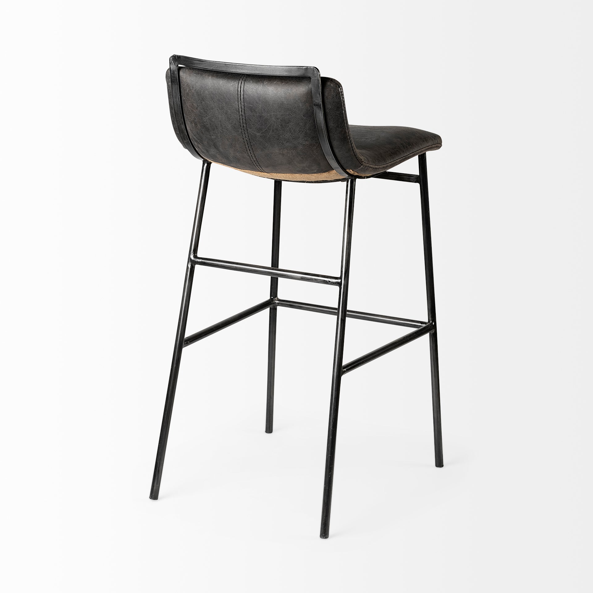 Kavalan Bar Stool- Leather Seat