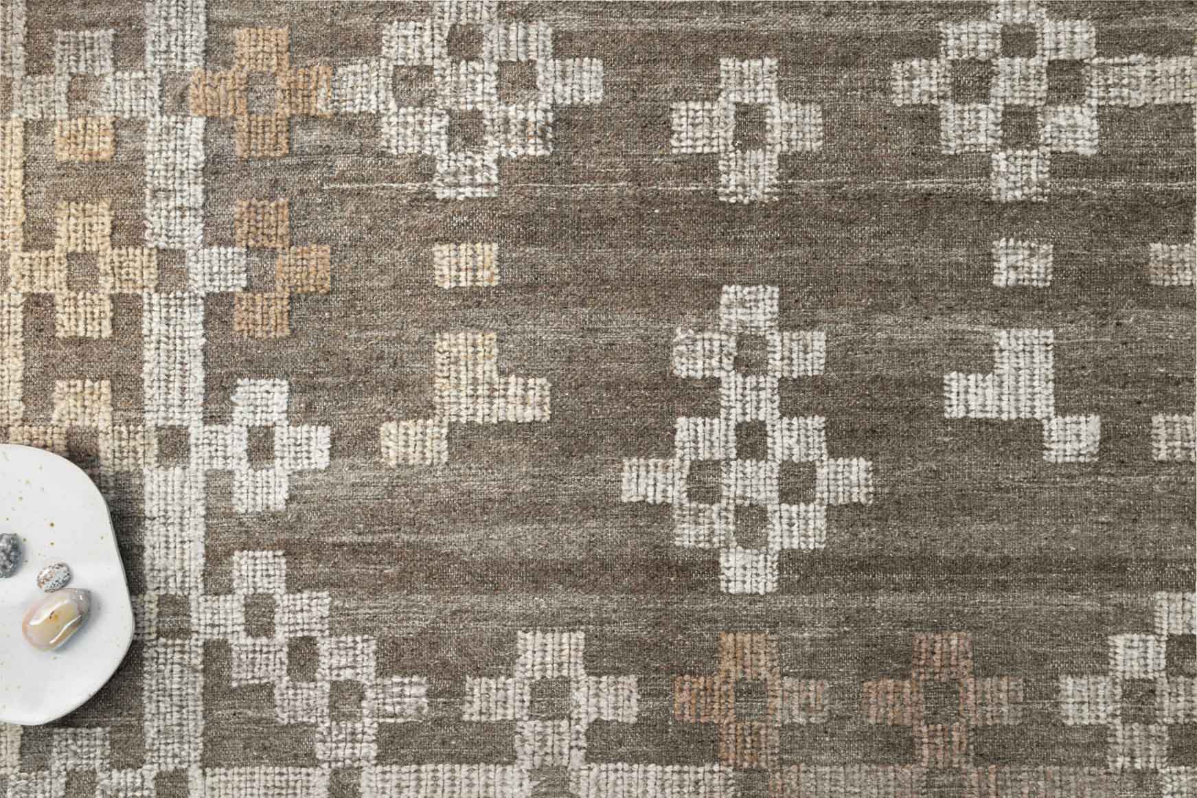 Akina Area Rug Charcoal / Taupe