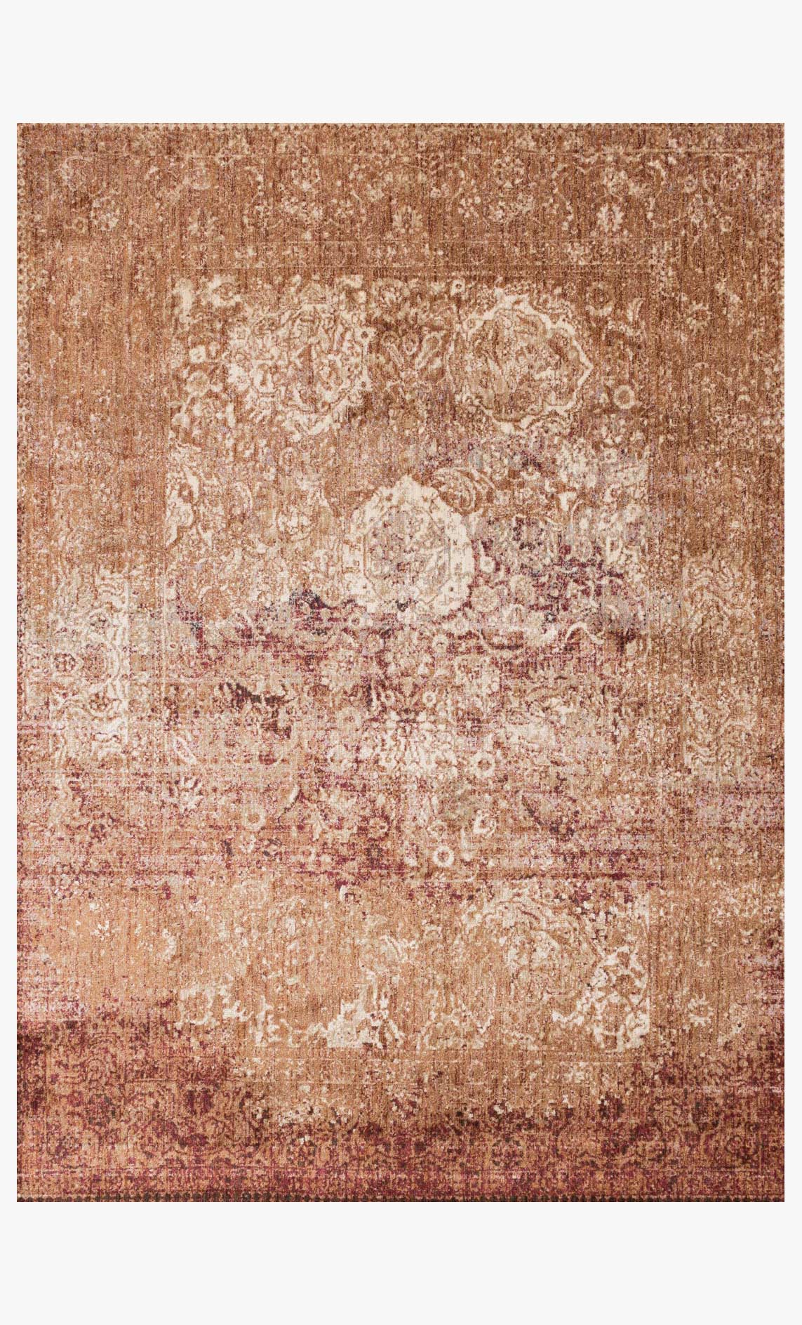 Anastasia Area Rug Copper / Ivory