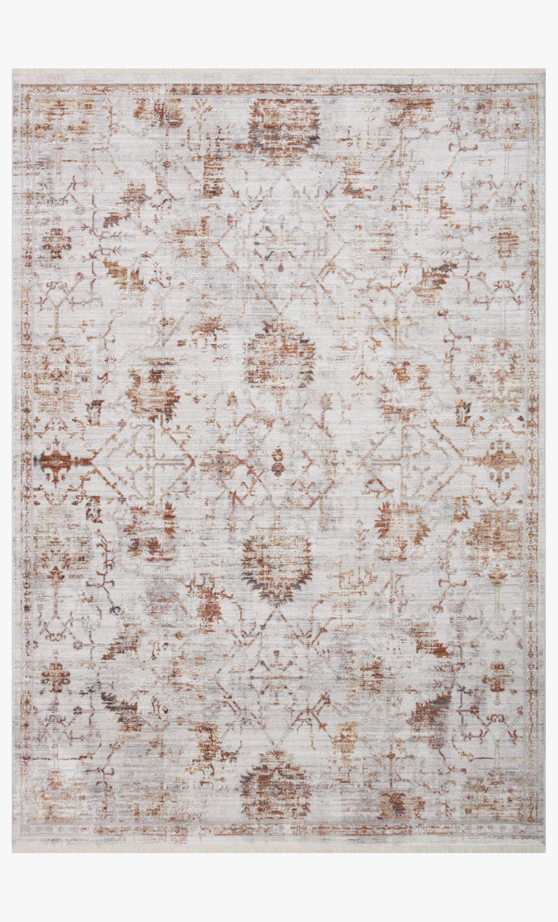 Bonney Area Rug Area Rug Silver / Sunset