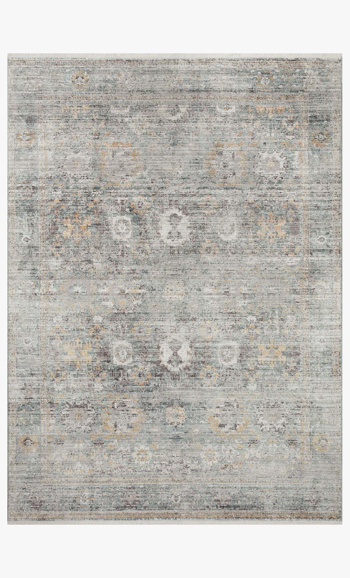 Bonney Area Rug Teal / Gold