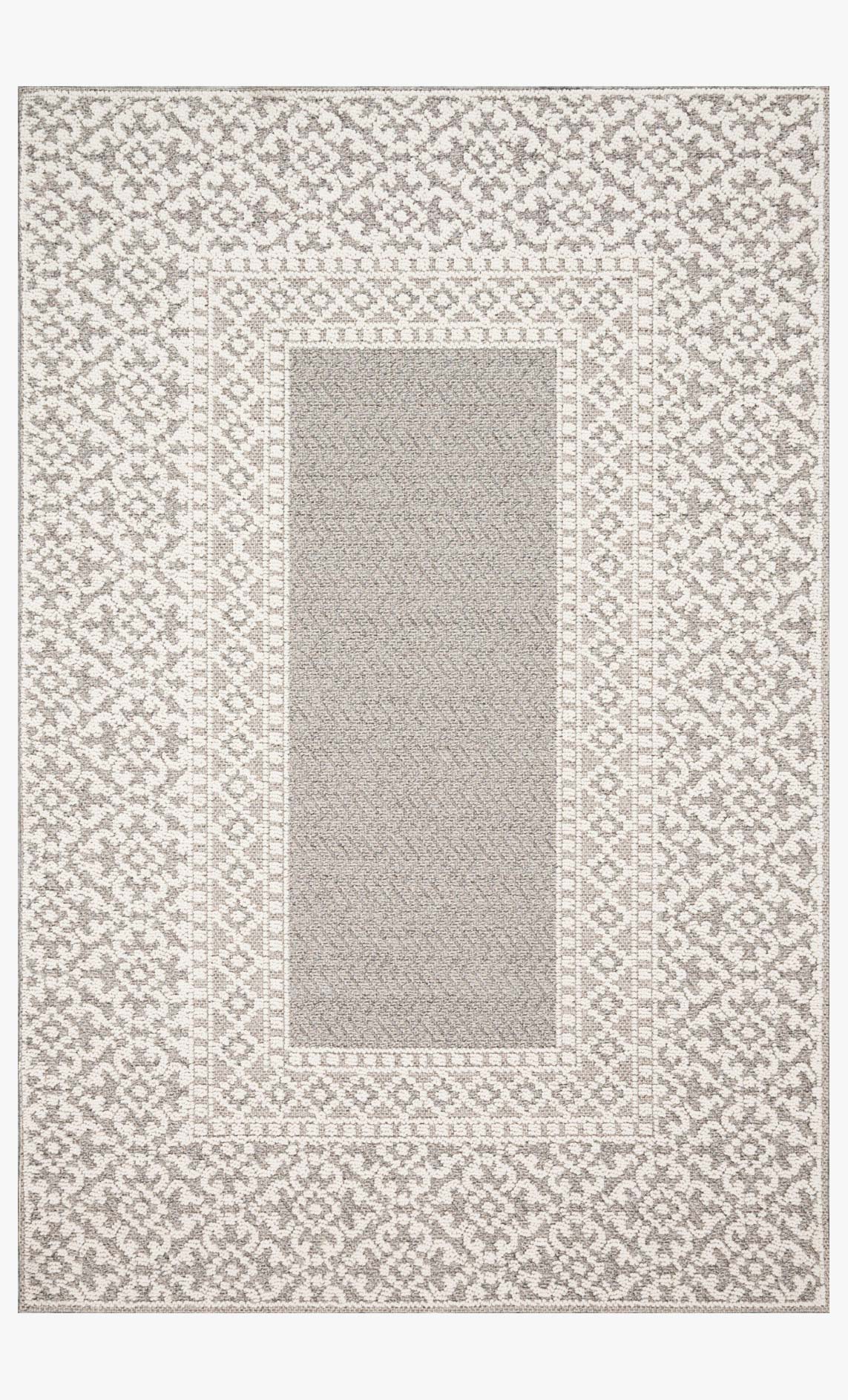 Cole Area Rug Grey / Ivory