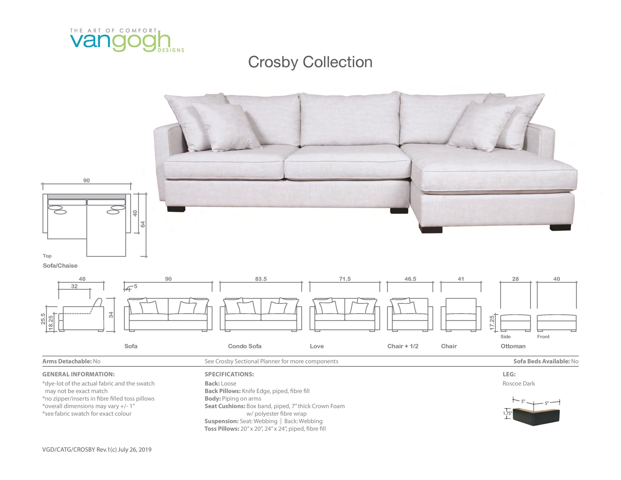 Crosby - Custom Sofa