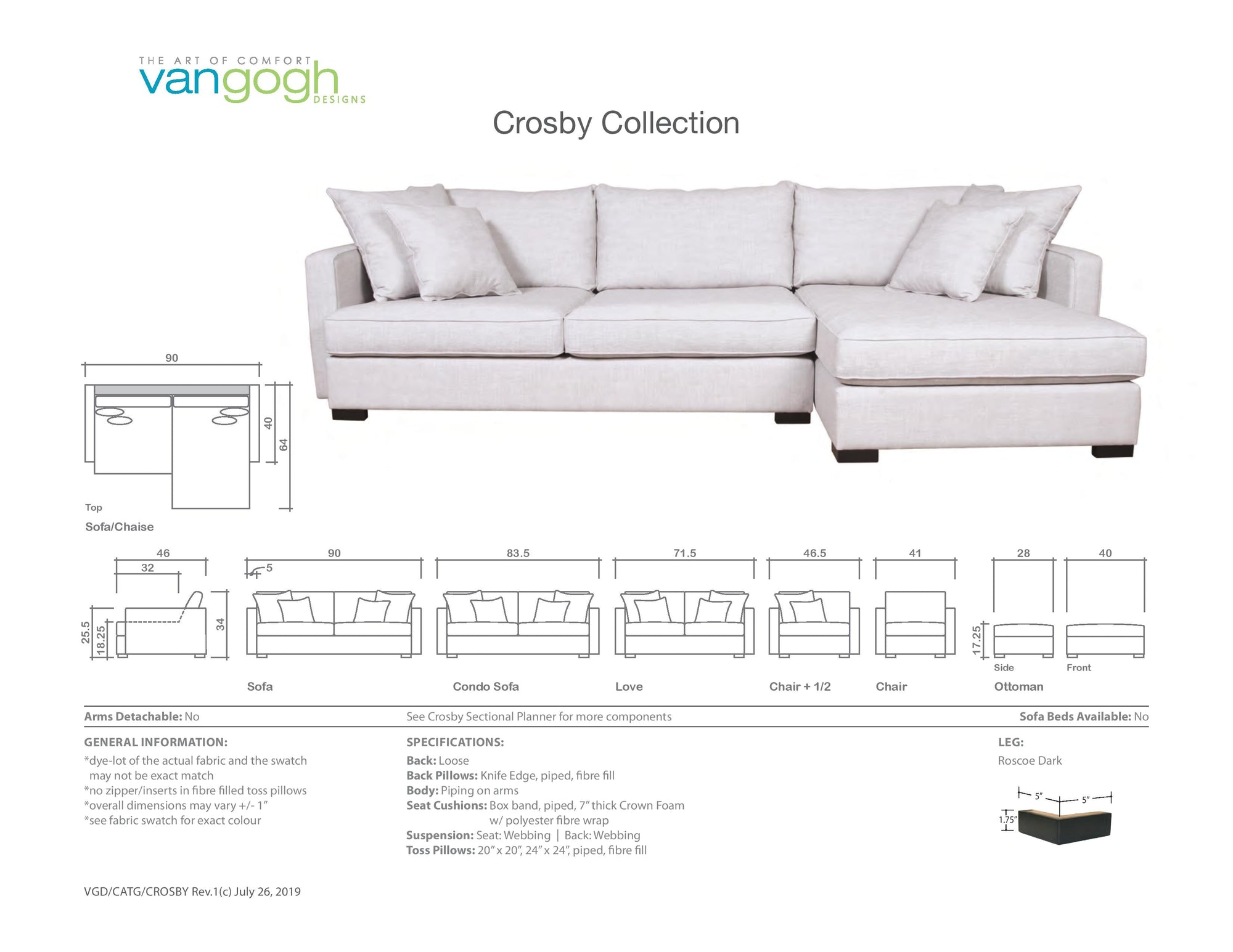 Crosby - Custom Sectional