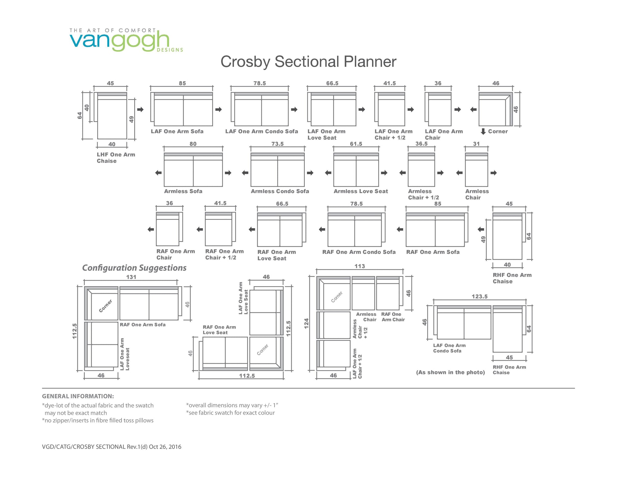 Crosby - Custom Sectional