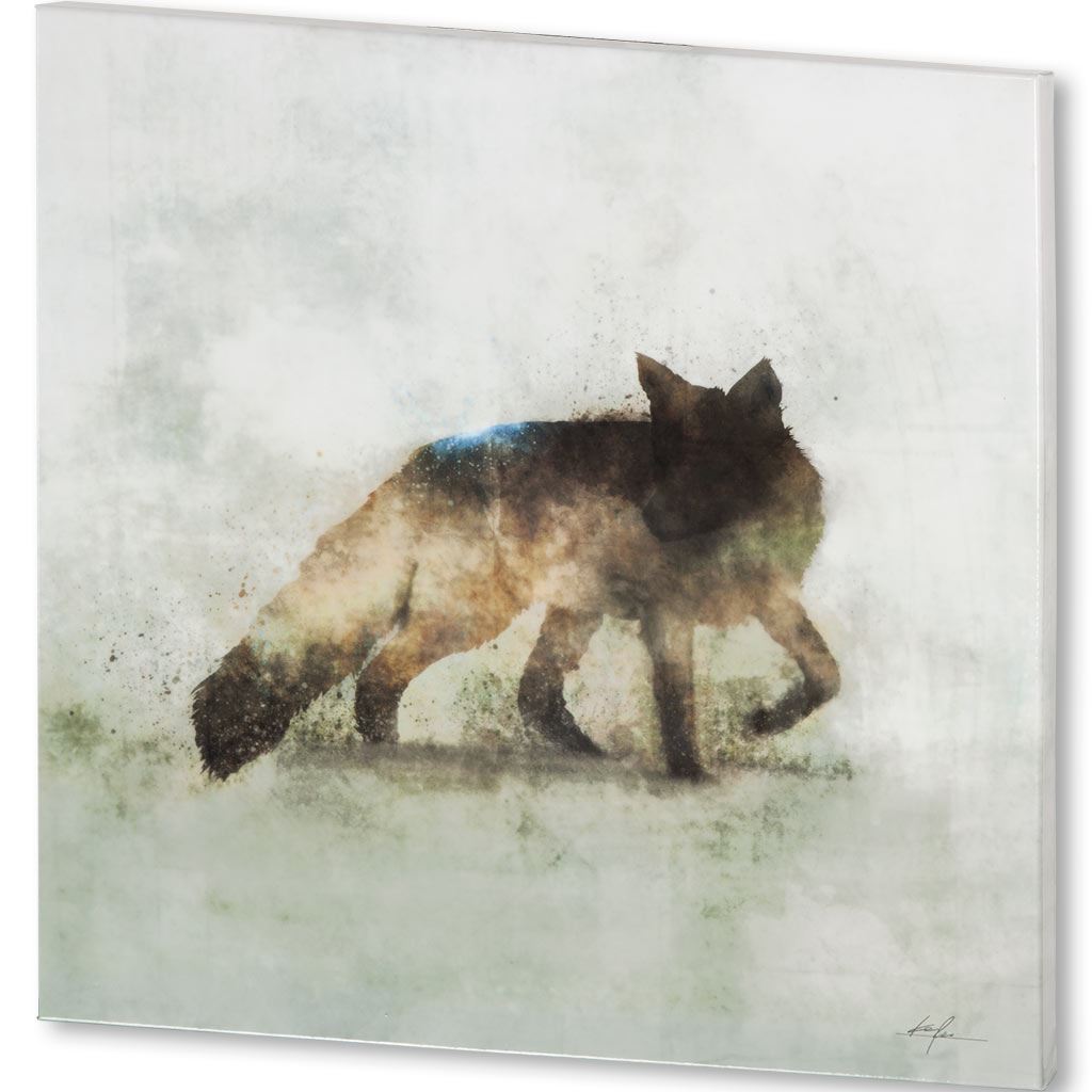 Friendly Fox {Two Sizes} | Fox Art Canvas