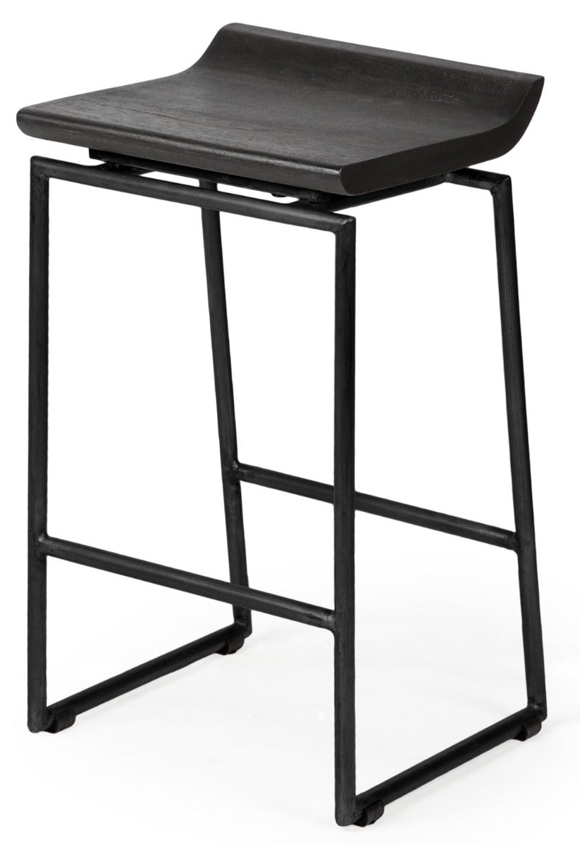 Givens Counter Stool- Black Frame