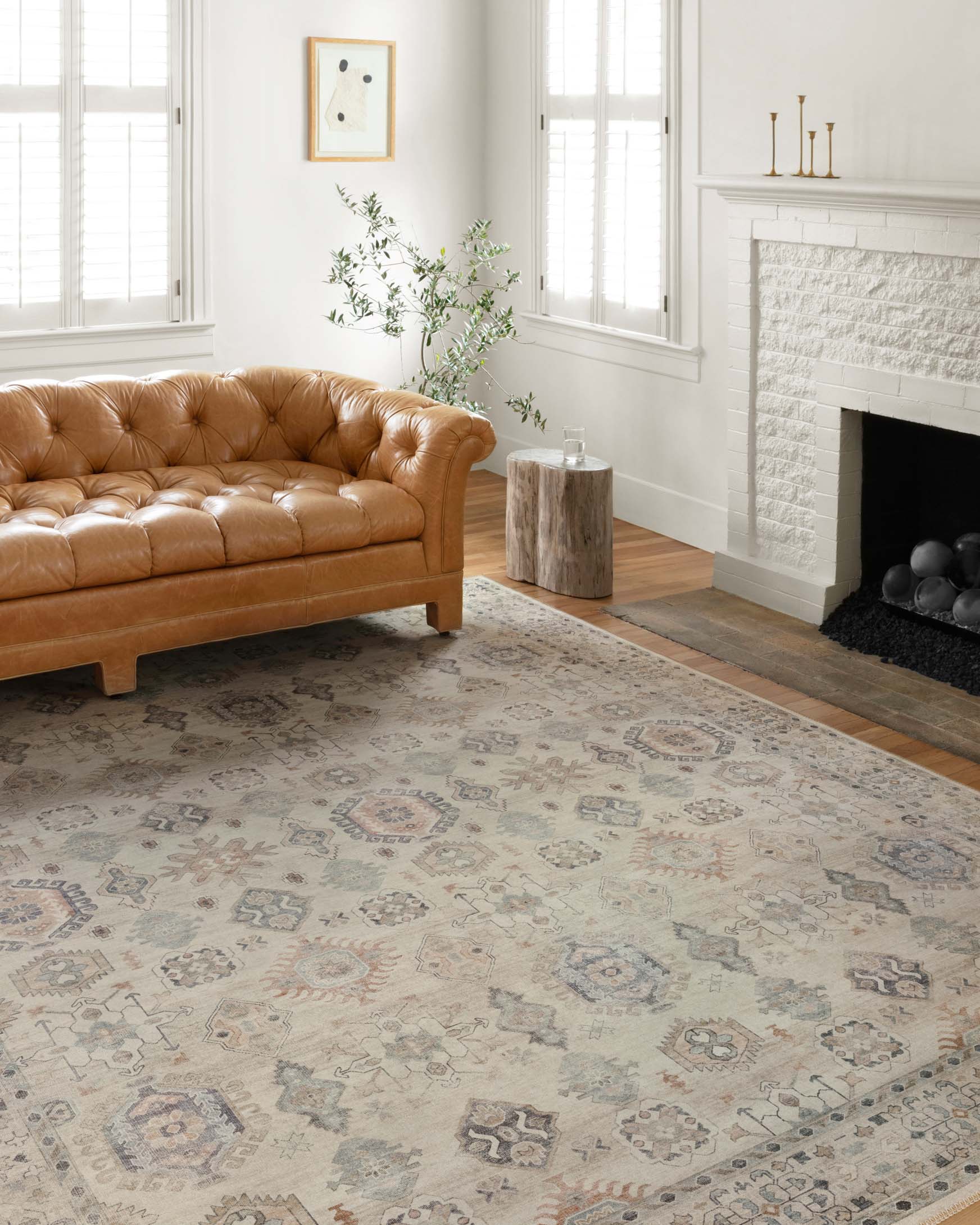 Hathaway Area Rug Beige / Multi