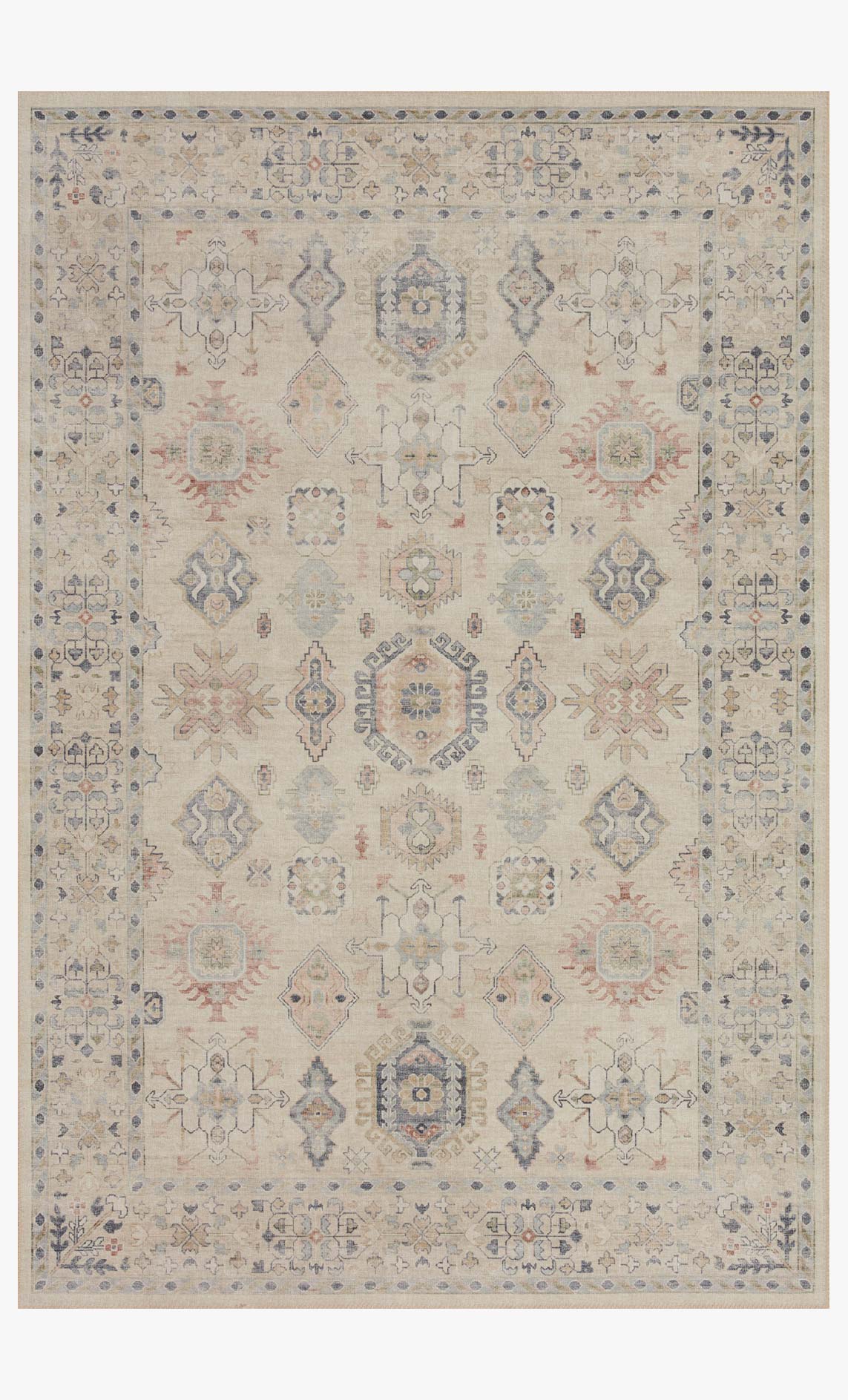 Hathaway Area Rug Beige / Multi