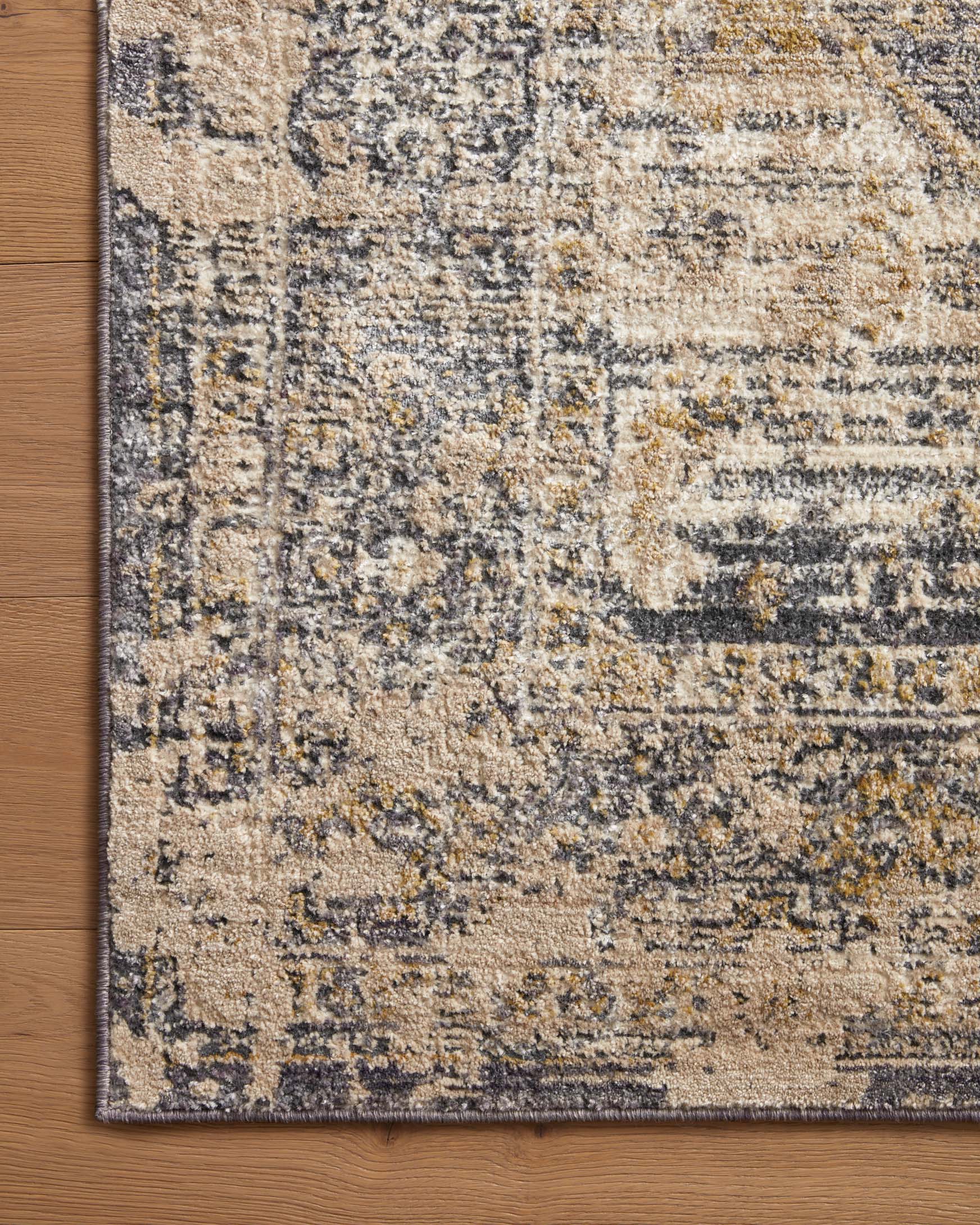 Indra Area Rug Charcoal / Natural