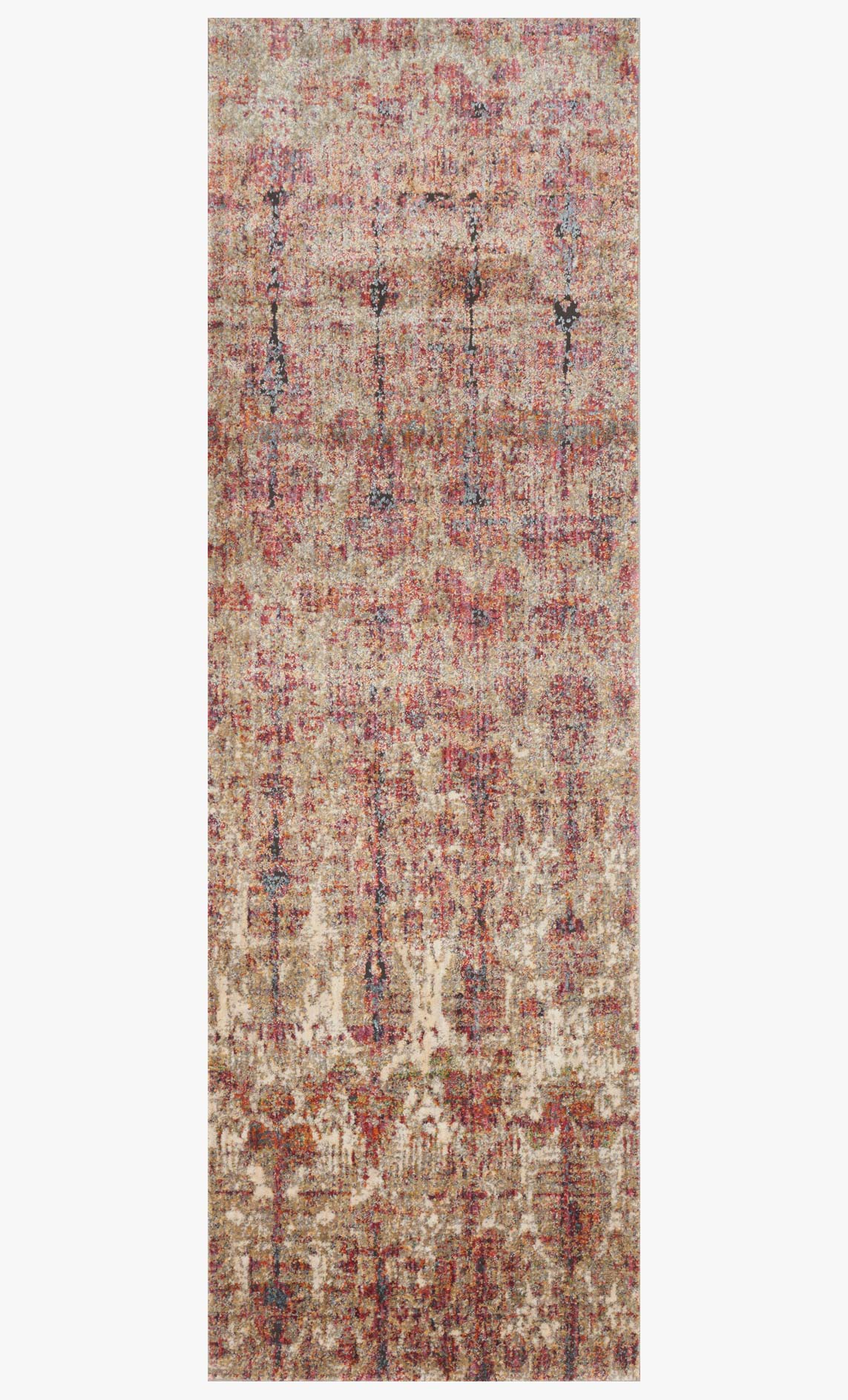 Javari Area Rug Drizzle / Berry