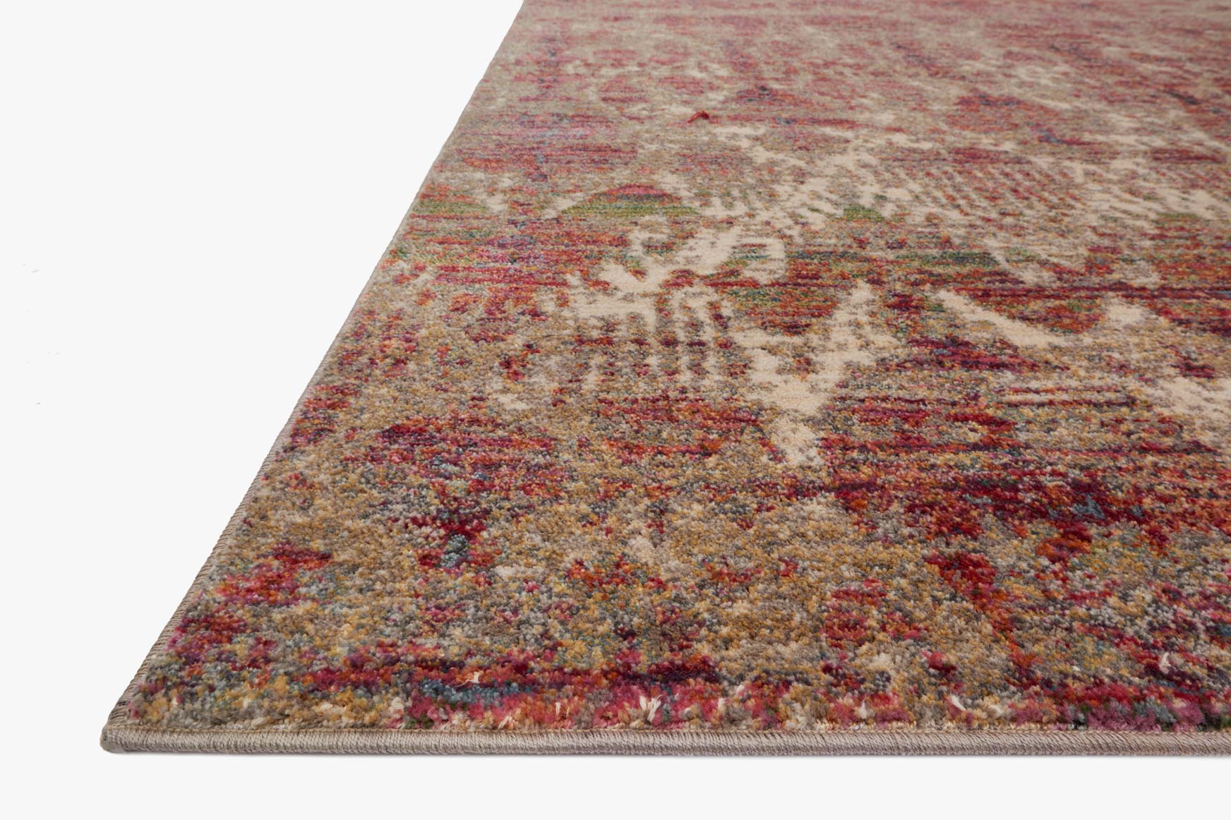 Javari Area Rug Drizzle / Berry