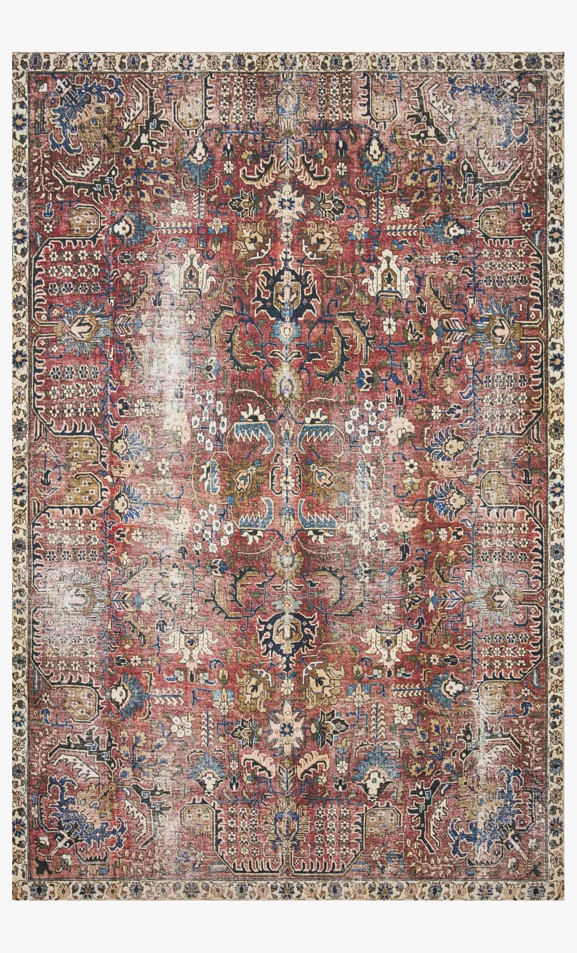 Jules Area Rug CJ Merlot / Multi