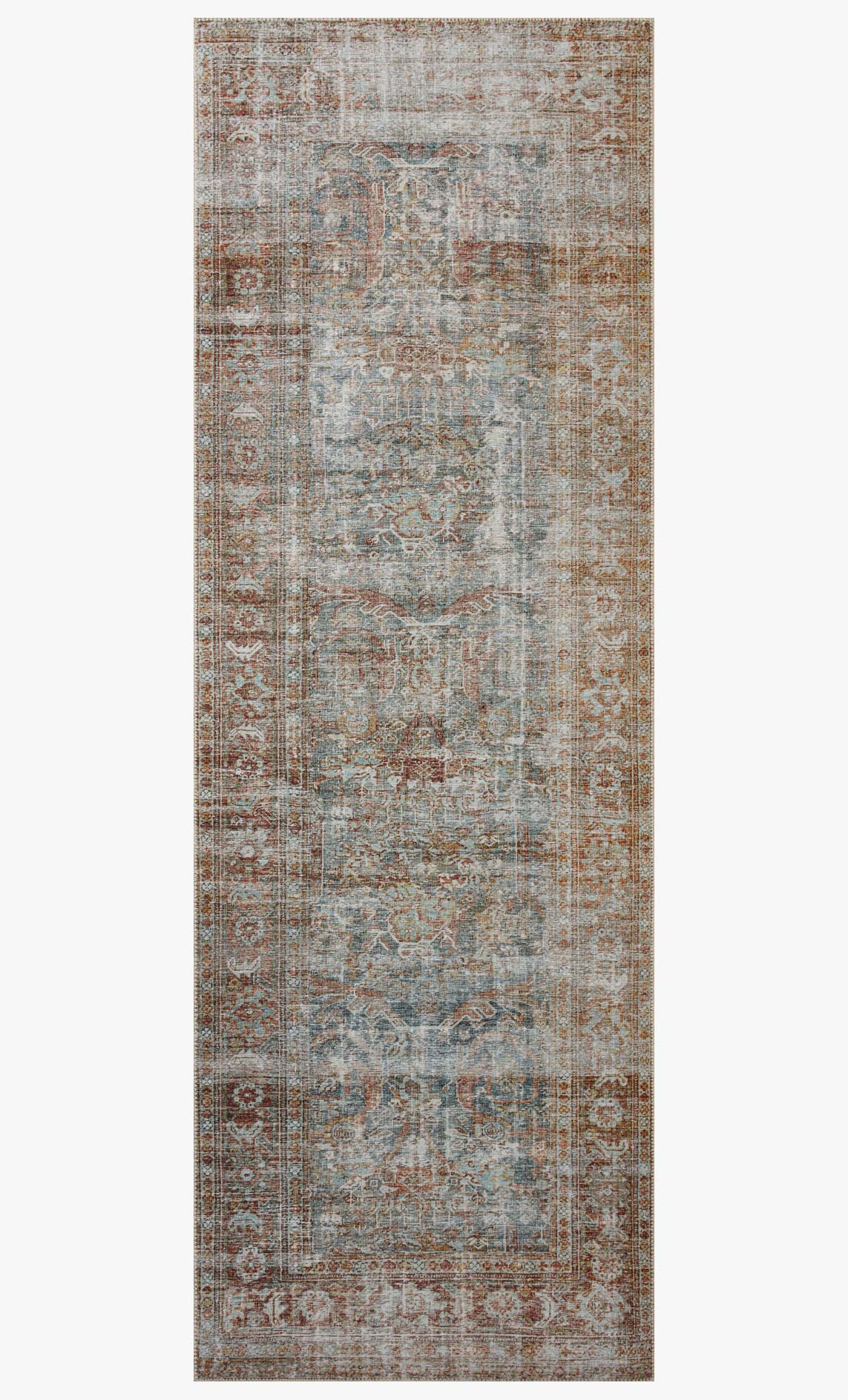 Jules Area Rug CJ Lagoon / Brick