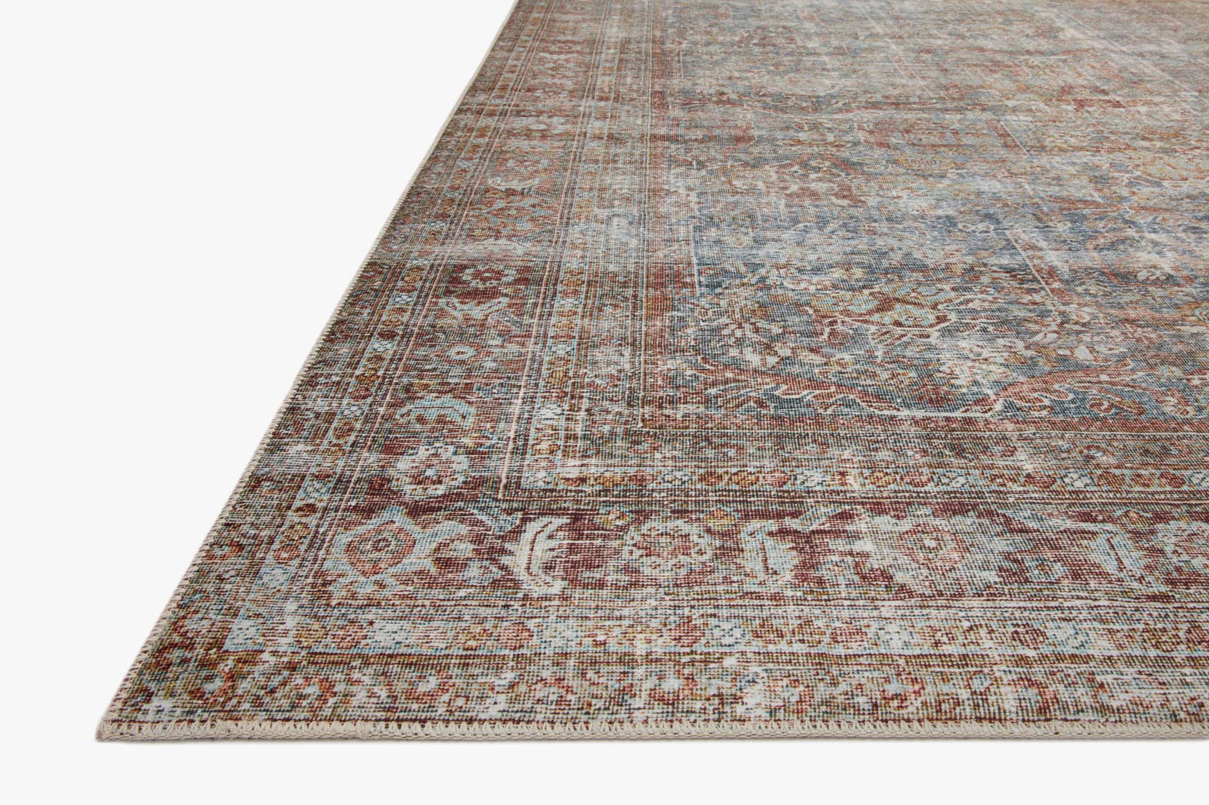 Jules Area Rug CJ Lagoon / Brick