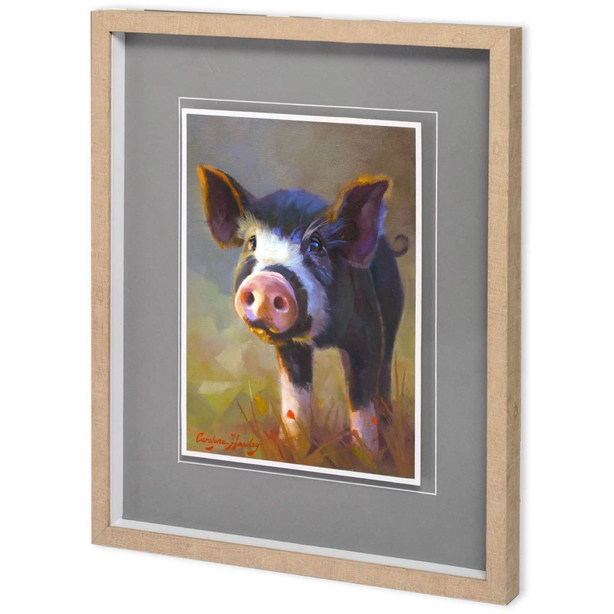 Jasmine The Pig | Framed Animal Art