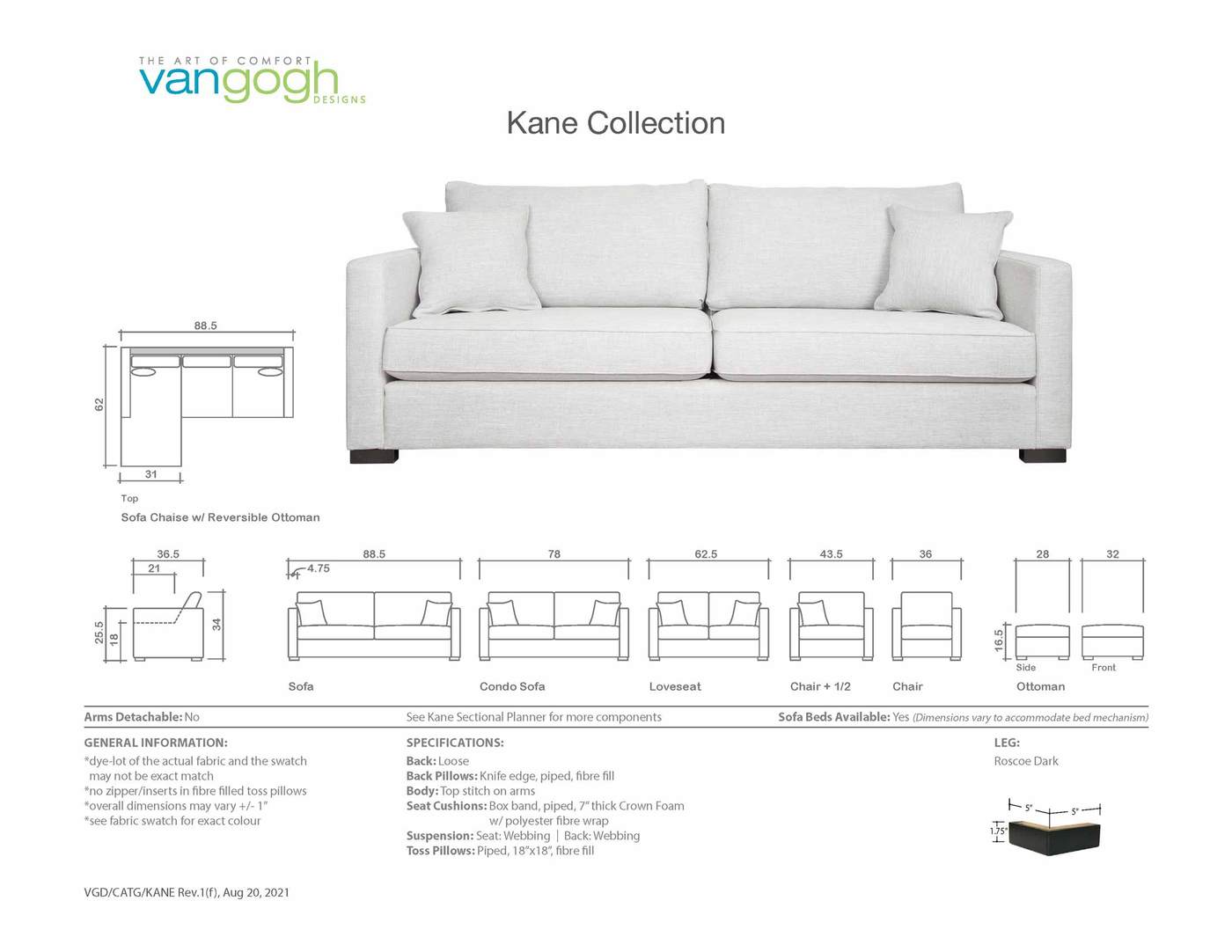 Kane - Custom Sofa