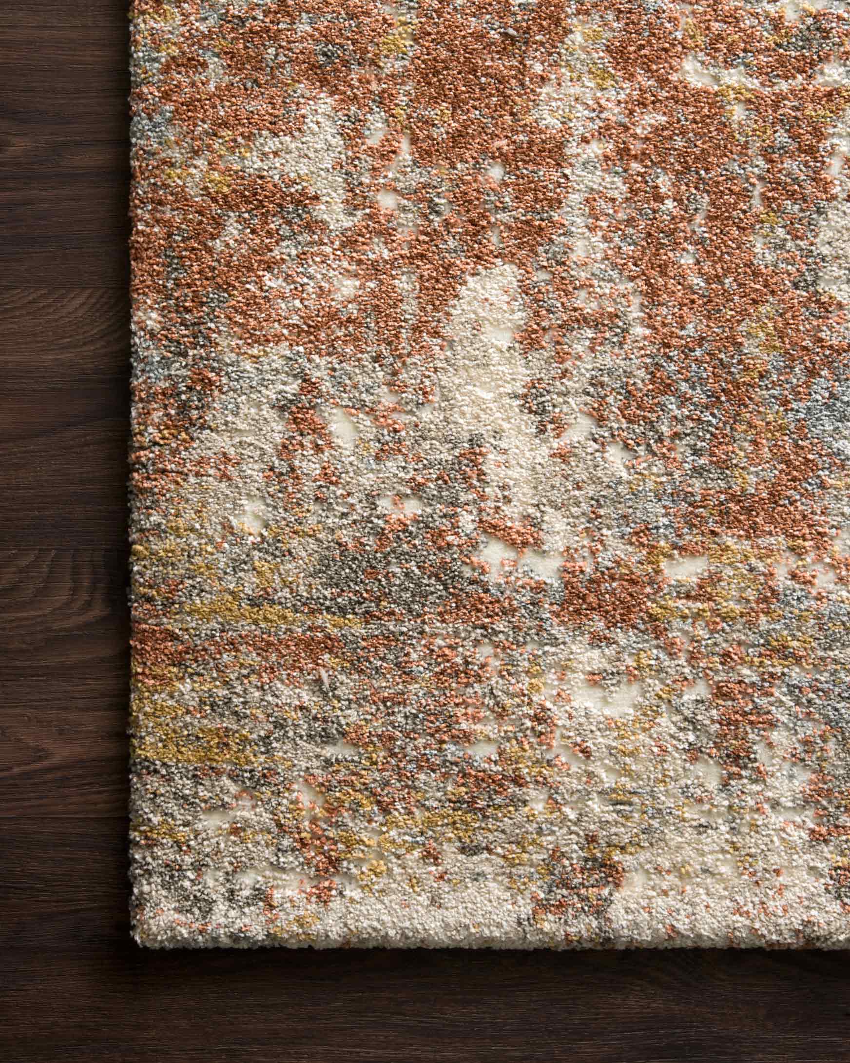 Landscape Area Rug Rust