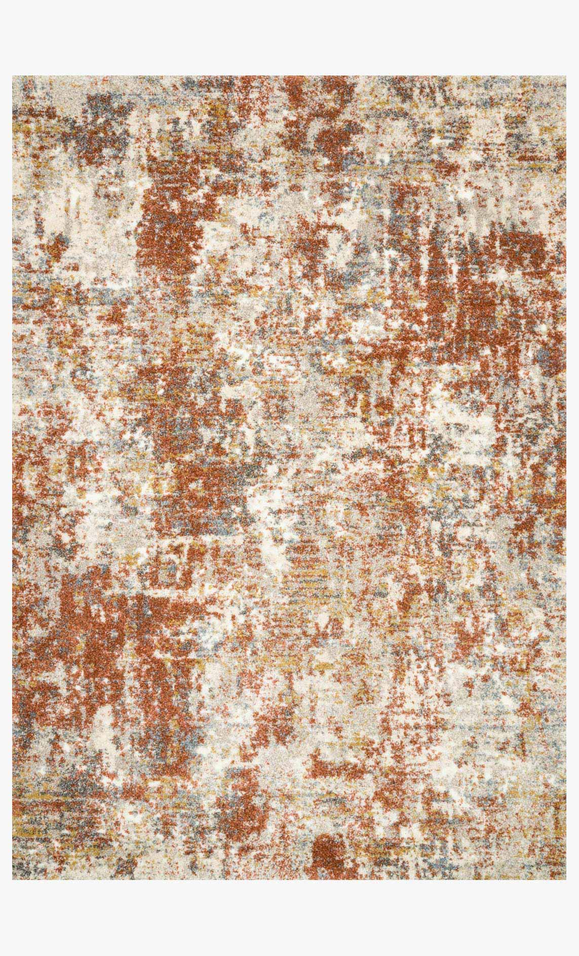 Landscape Area Rug Rust