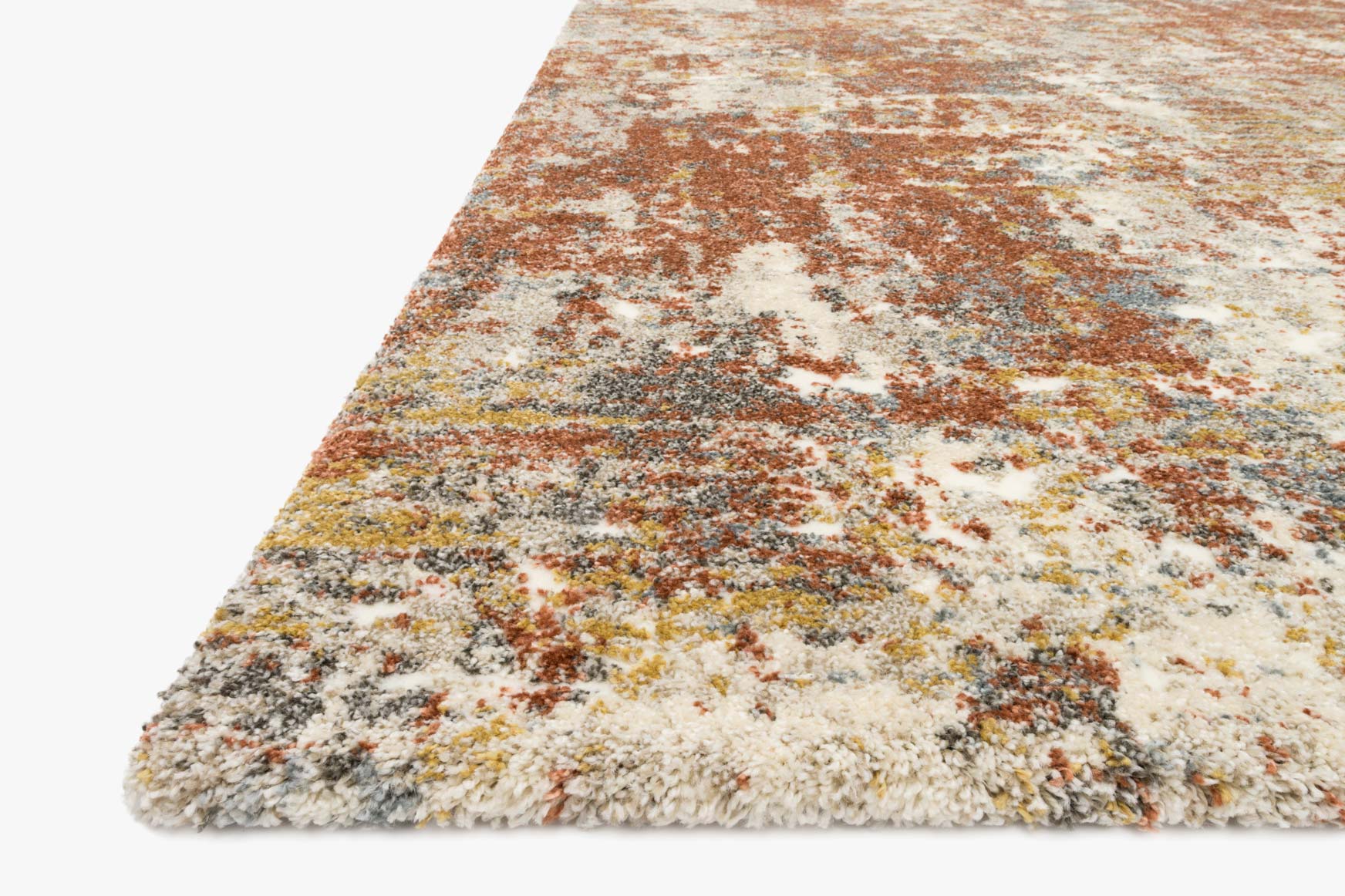 Landscape Area Rug Rust