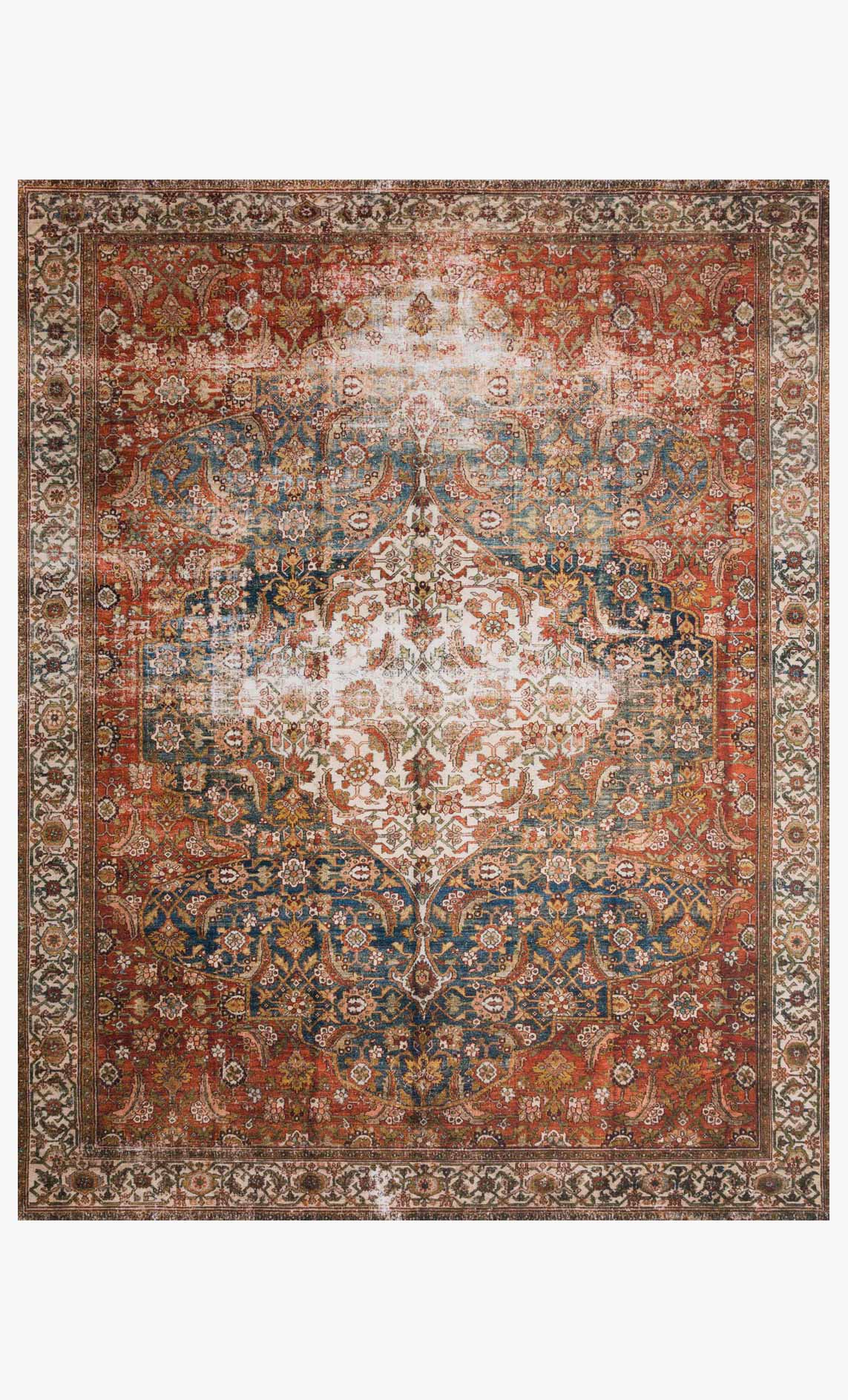 Layla Area Rug Ocean / Multi