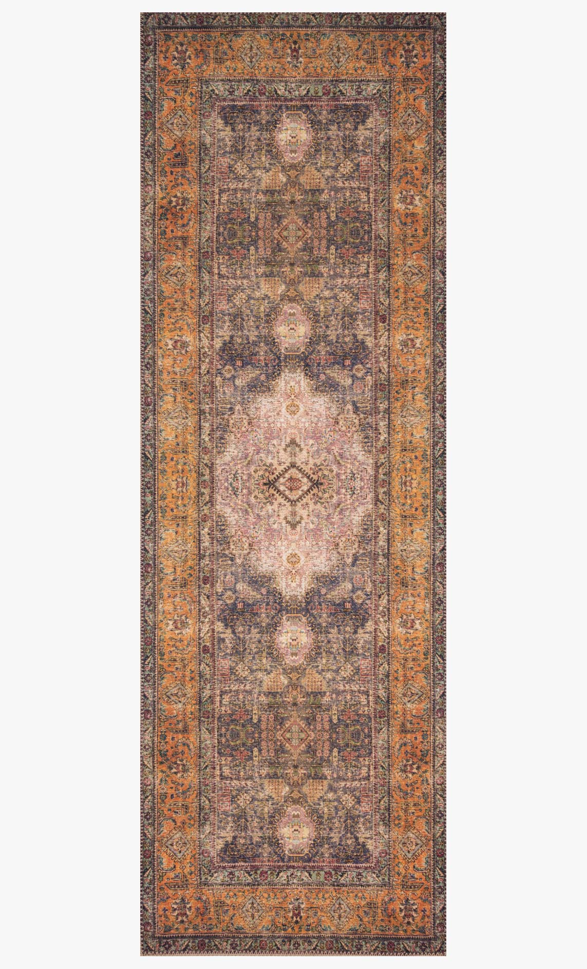 Loren Area Rug Plum / Multi