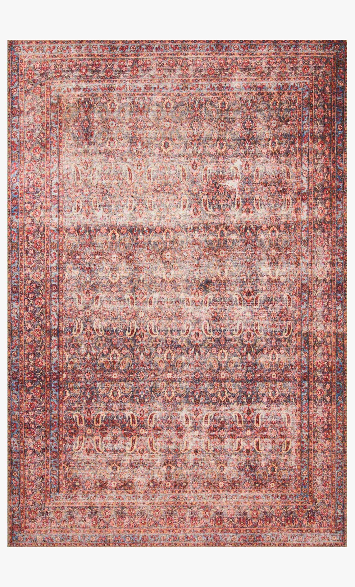 Loren Area Rug Eggplant / Crimson