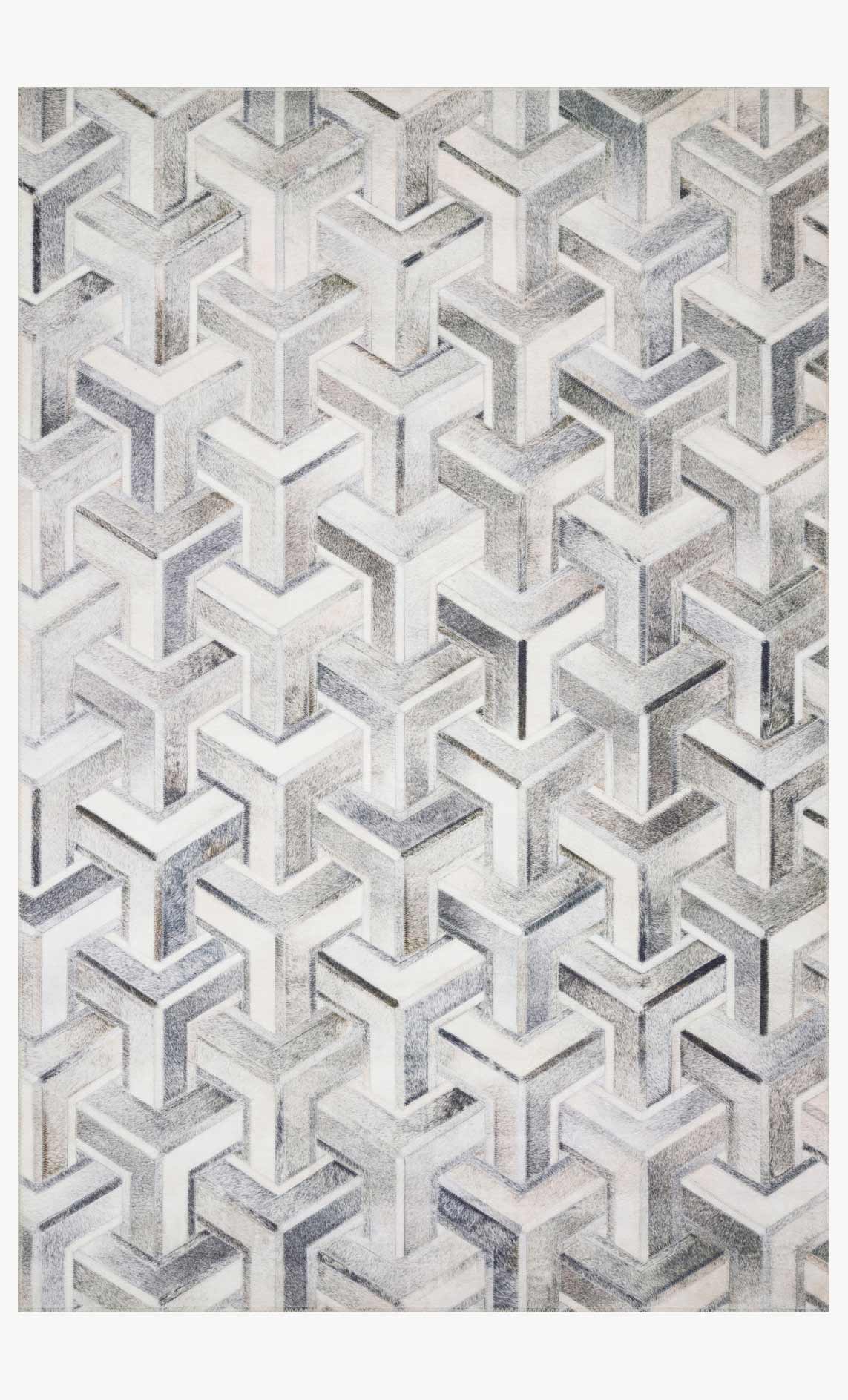 Kamala Area Rug Silver / Ivory