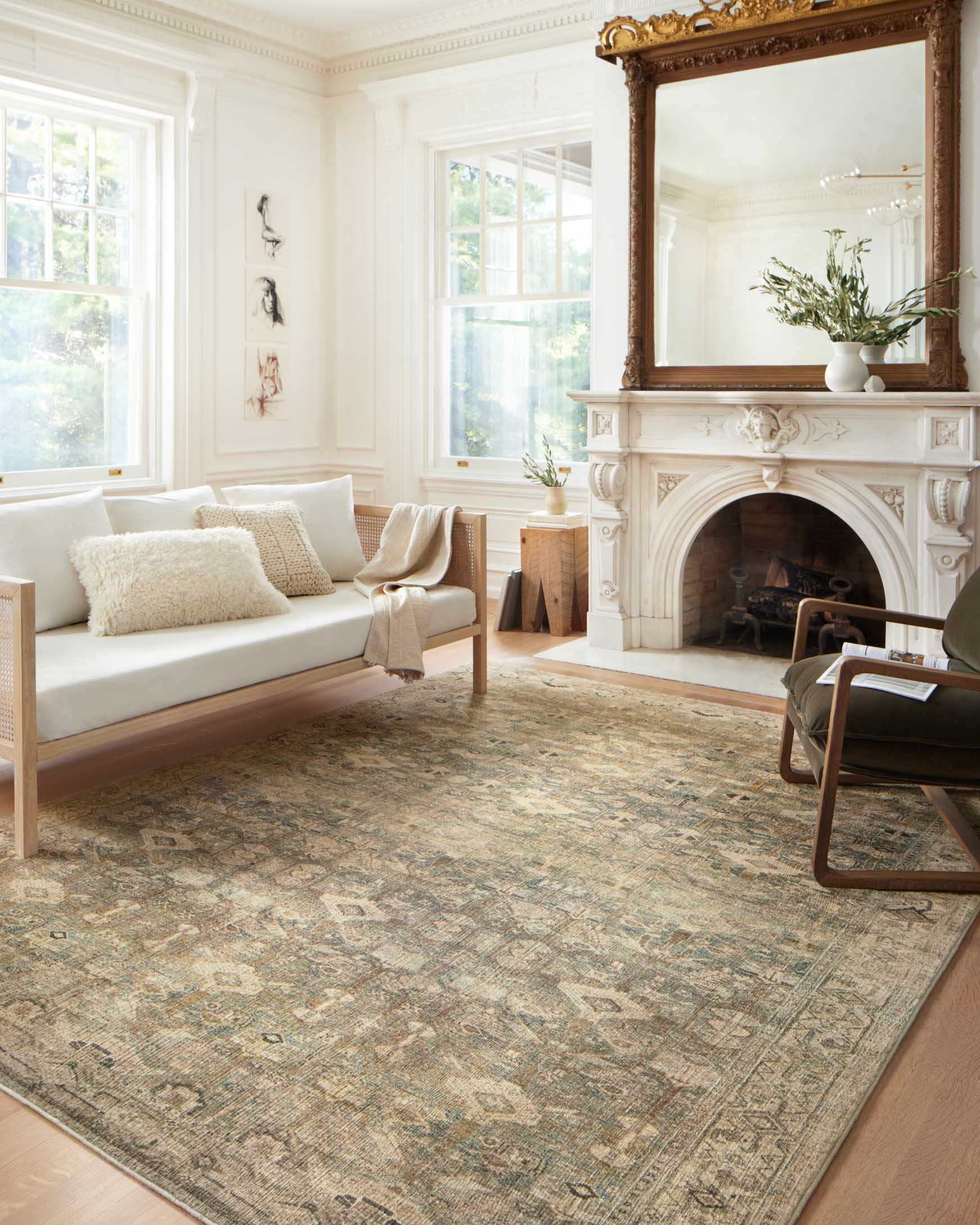 Margot Area Rug Antique / Sage